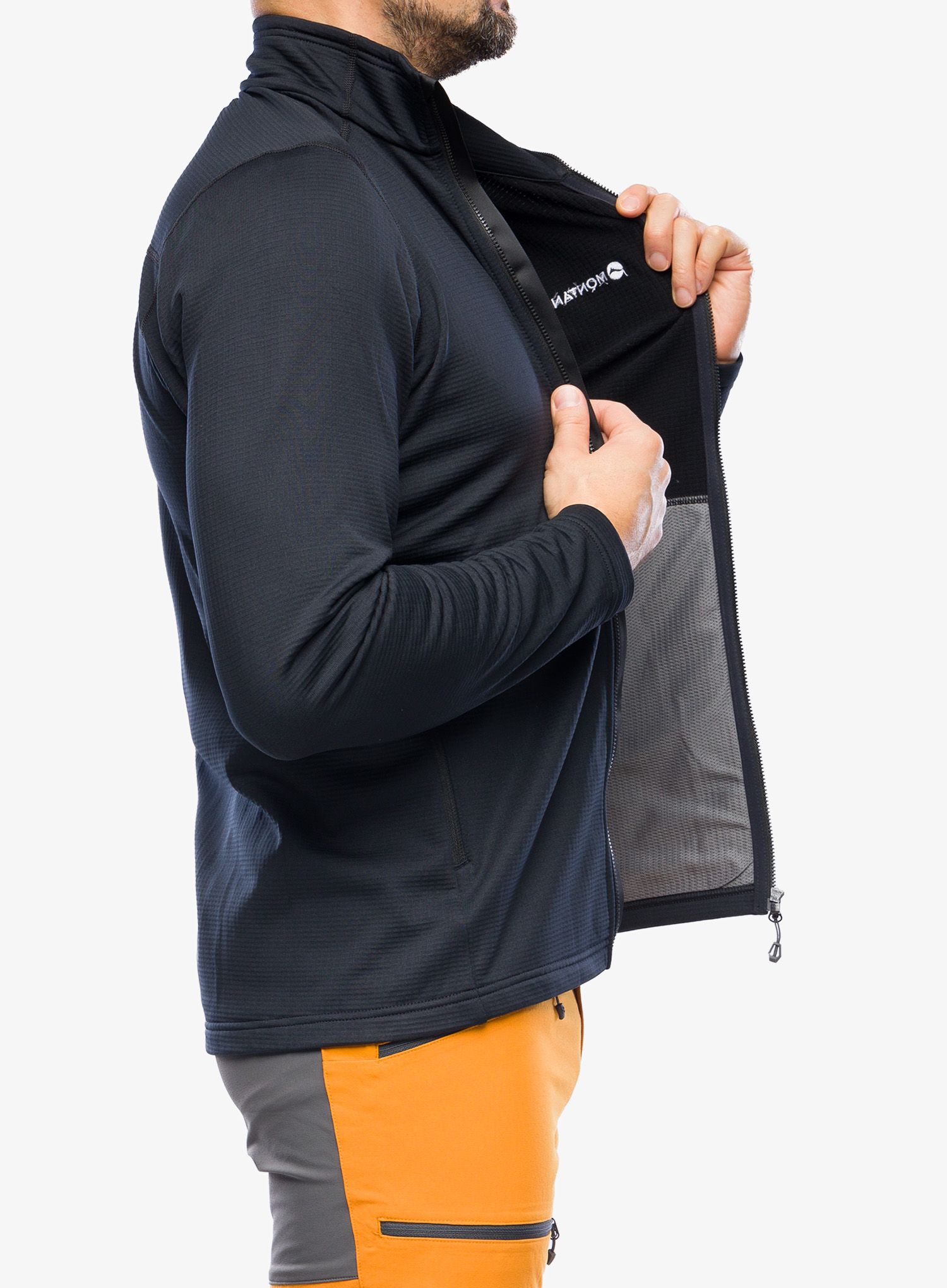 Dukserica na otkopčavanje Montane Protium Jacket - black