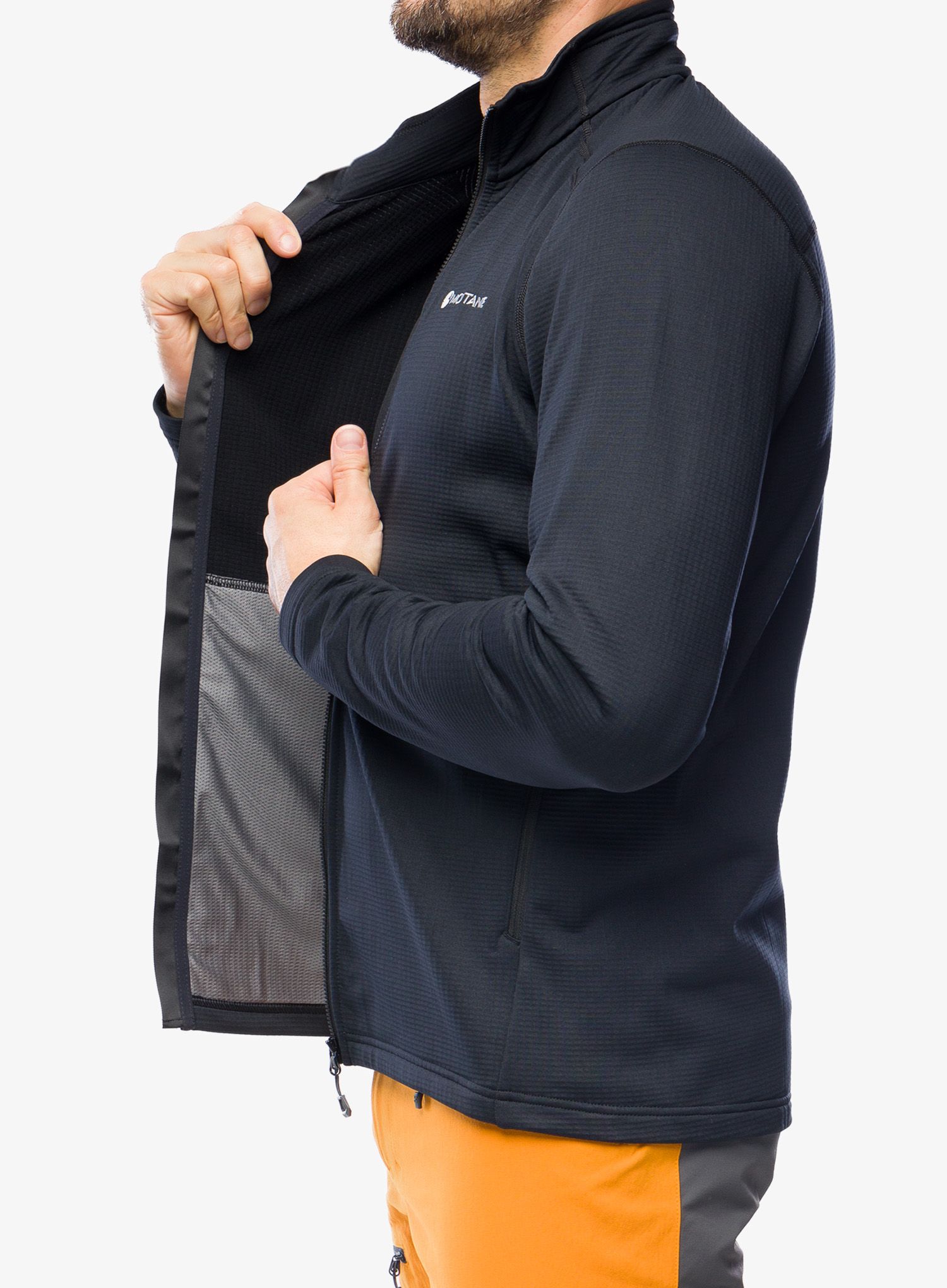 Dukserica na otkopčavanje Montane Protium Jacket - black