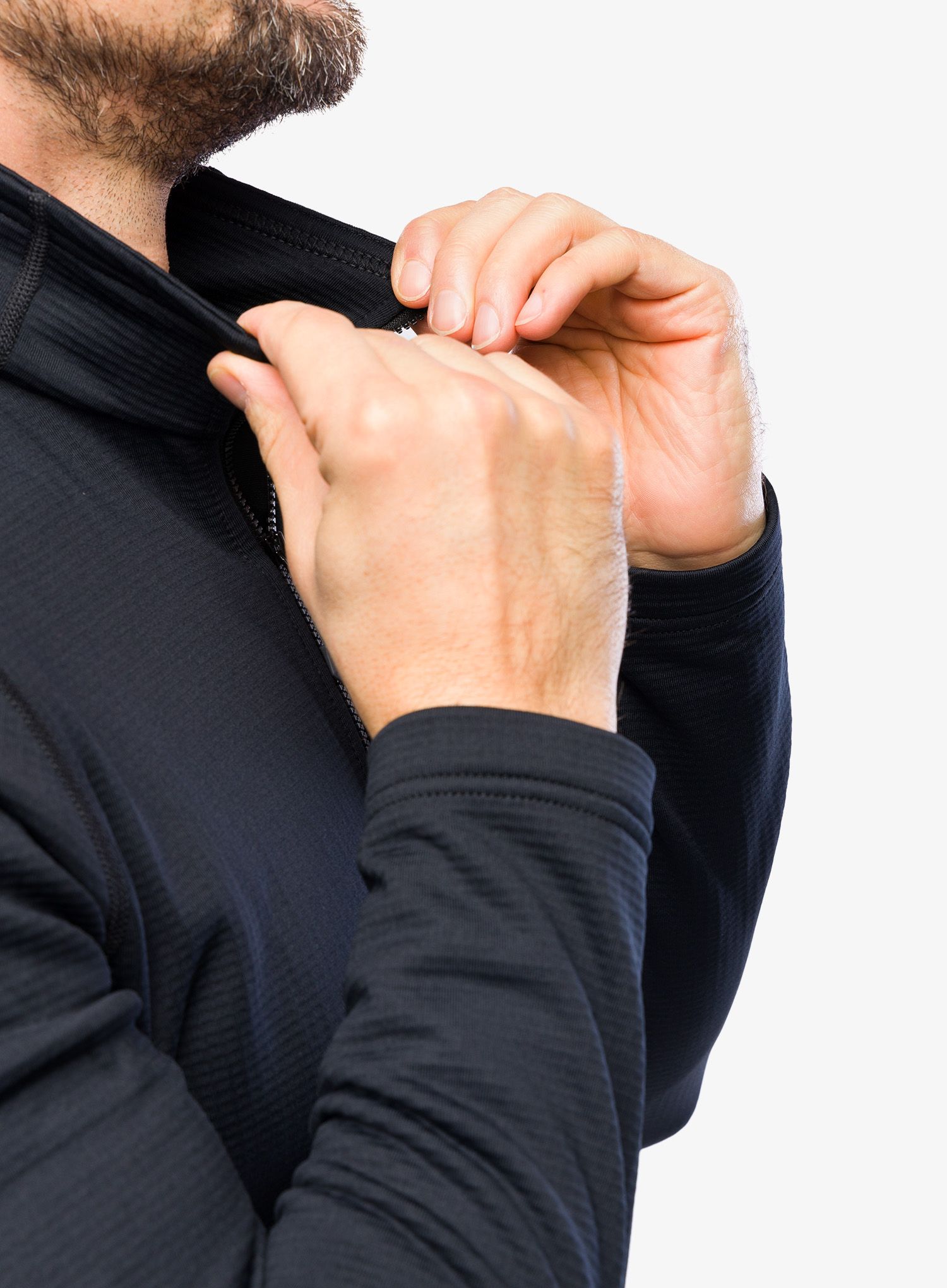 Dukserica na otkopčavanje Montane Protium Jacket - black