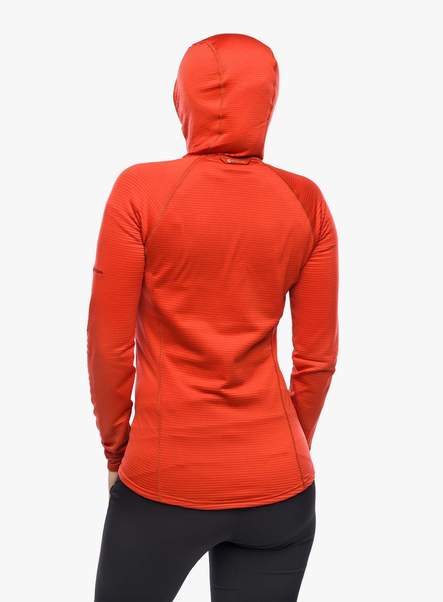 Ženska dukserica Montane Protium Lite Hoodie - saffron red