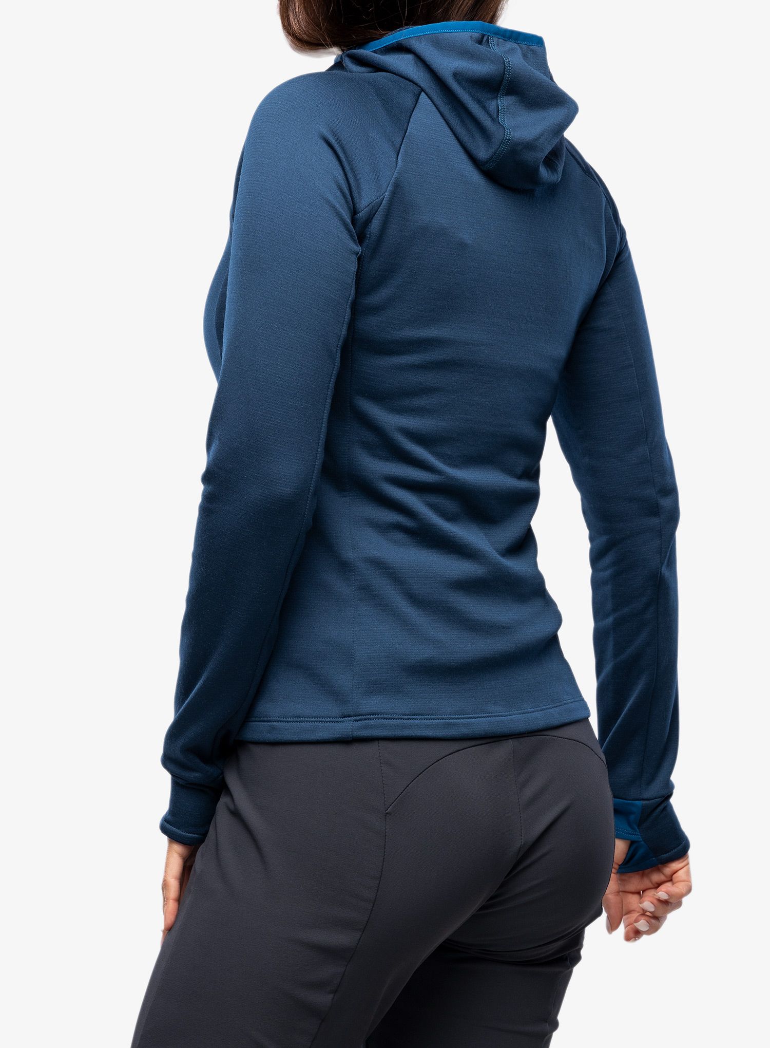 Dukserica s kapulja om enska Montura Mystic Wool Maglia deep blue
