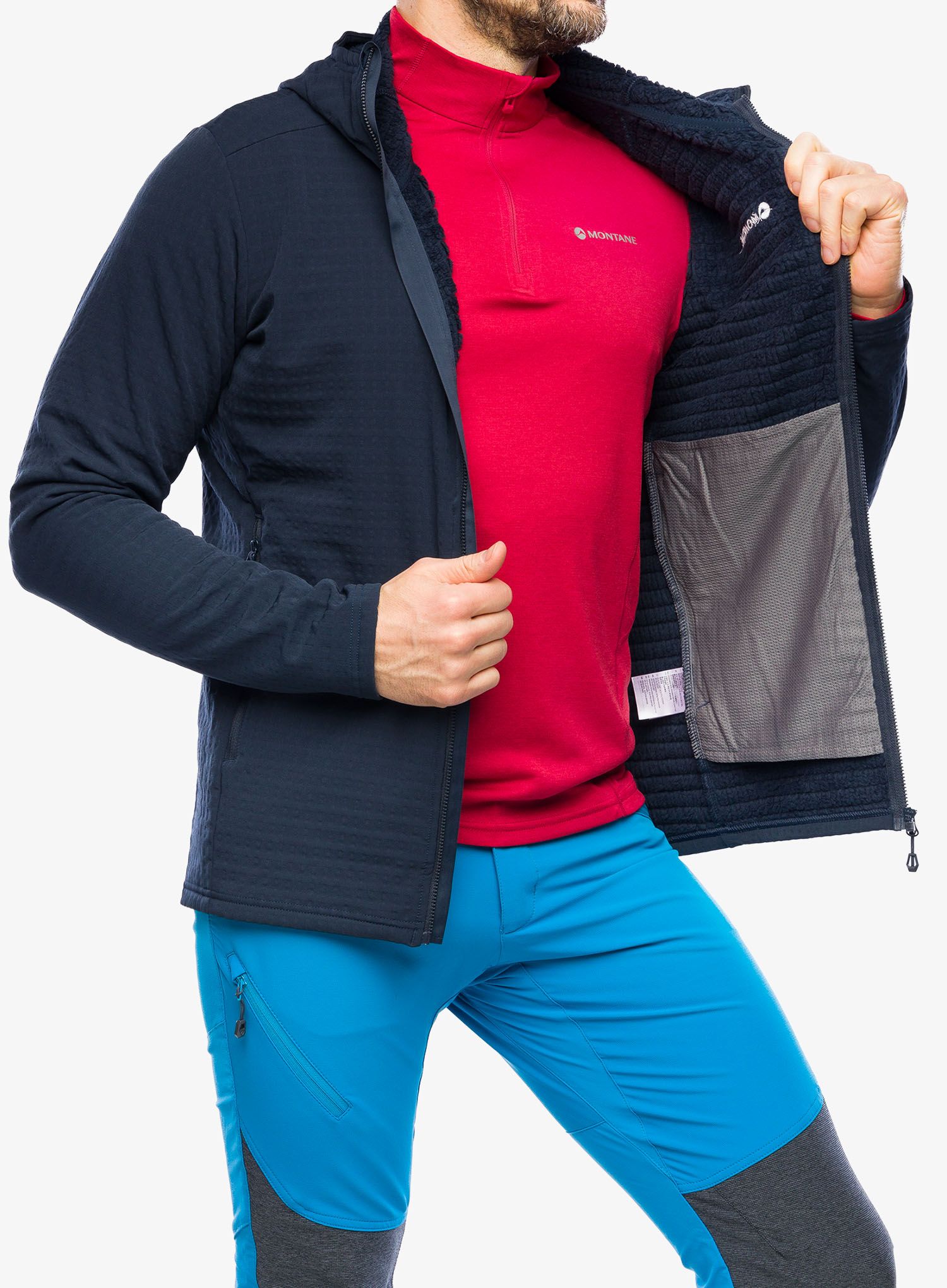 Majica s kapuljačom Montane Protium Xt Hoodie - eclipse blue