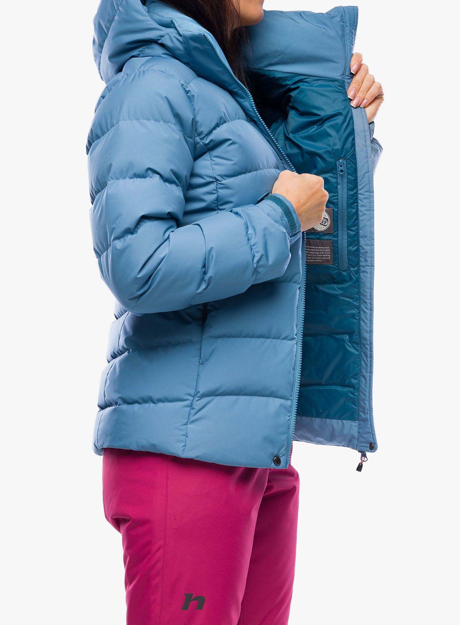Ženska perjana jakna Mountain Equipment Lightline Eco Jacket - stellar blue