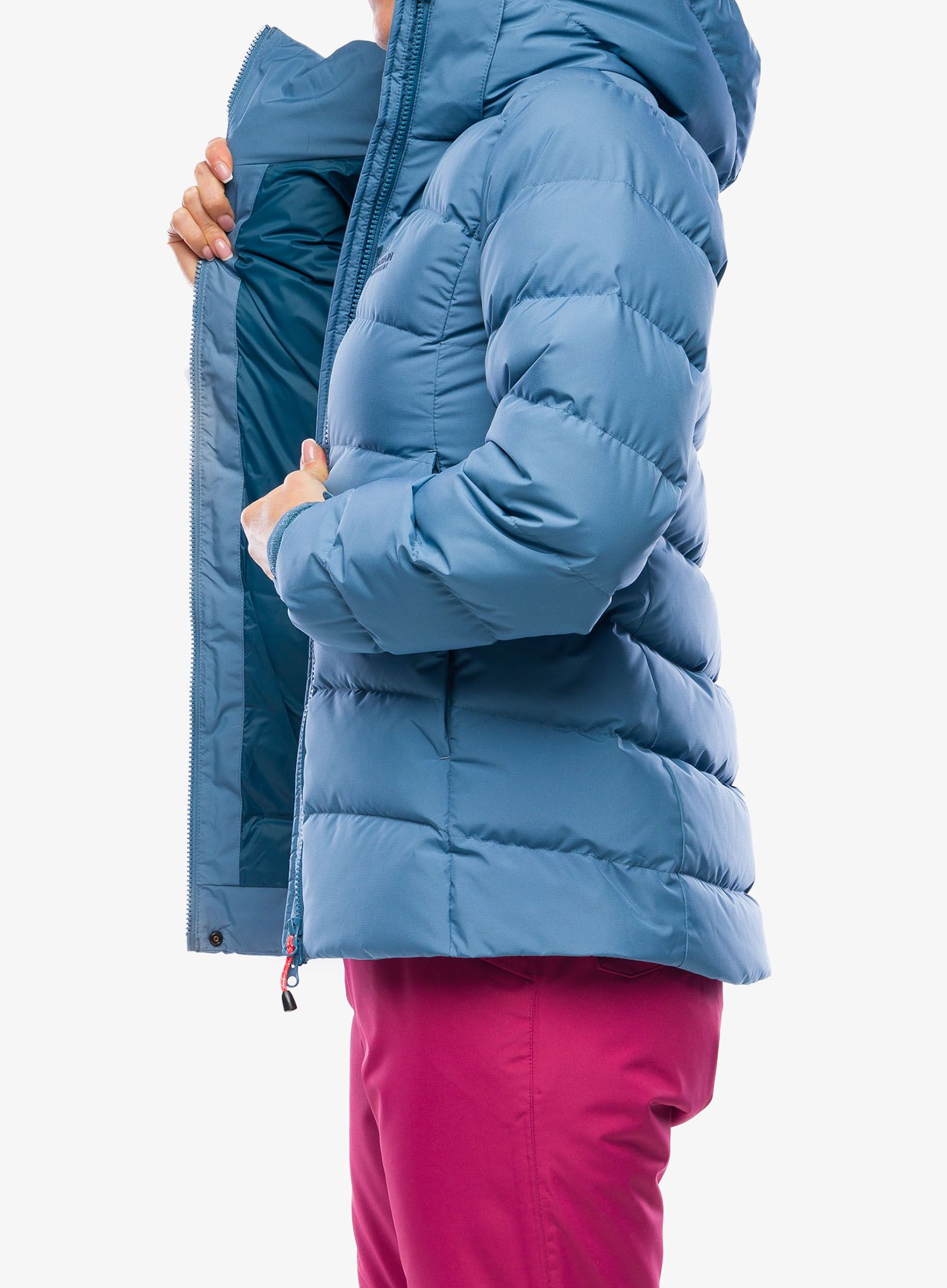 Ženska perjana jakna Mountain Equipment Lightline Eco Jacket - stellar blue
