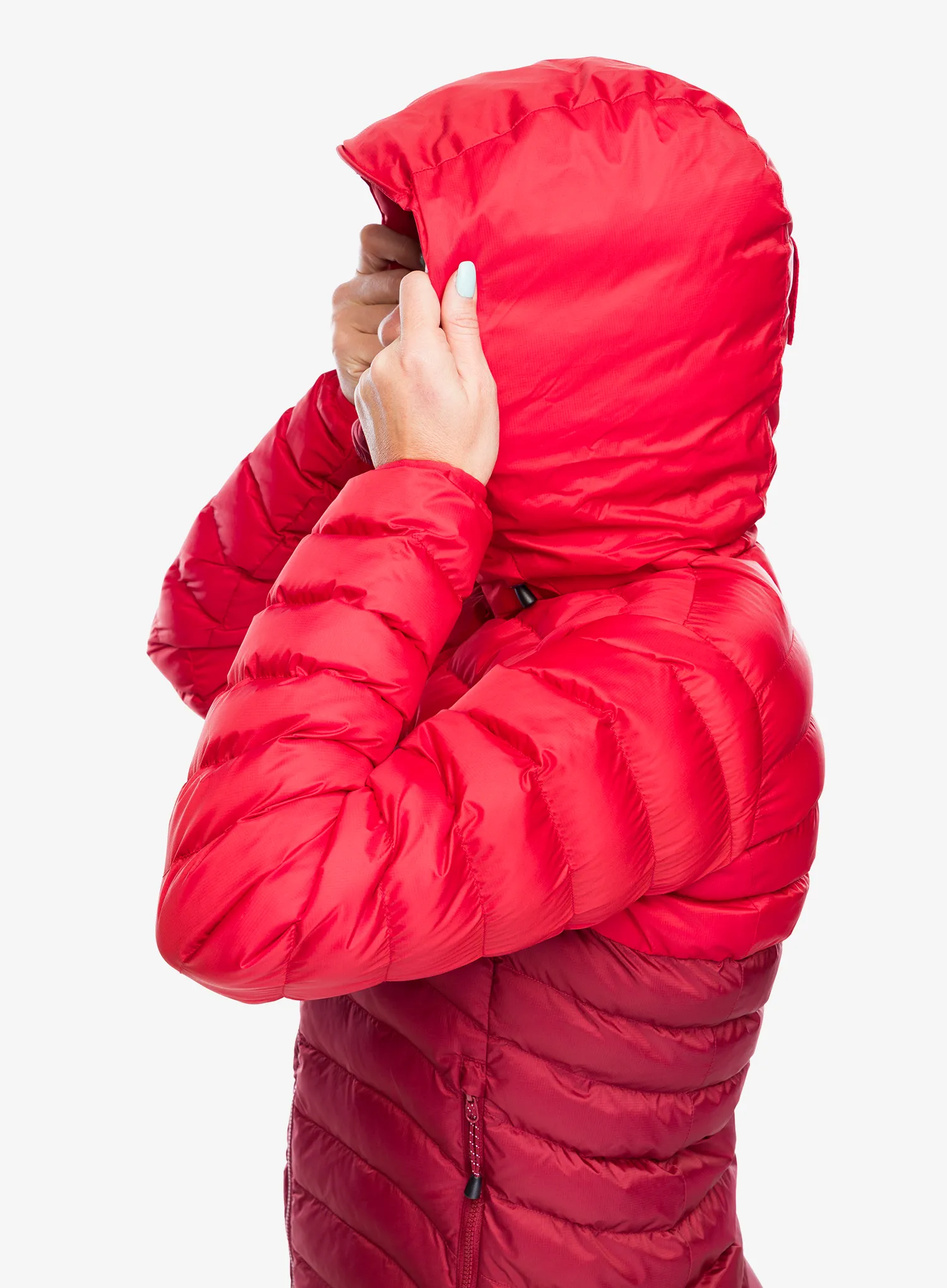 Jakna s postavom ženska Mountain Equipment Superflux Jacket - chili red/merlot