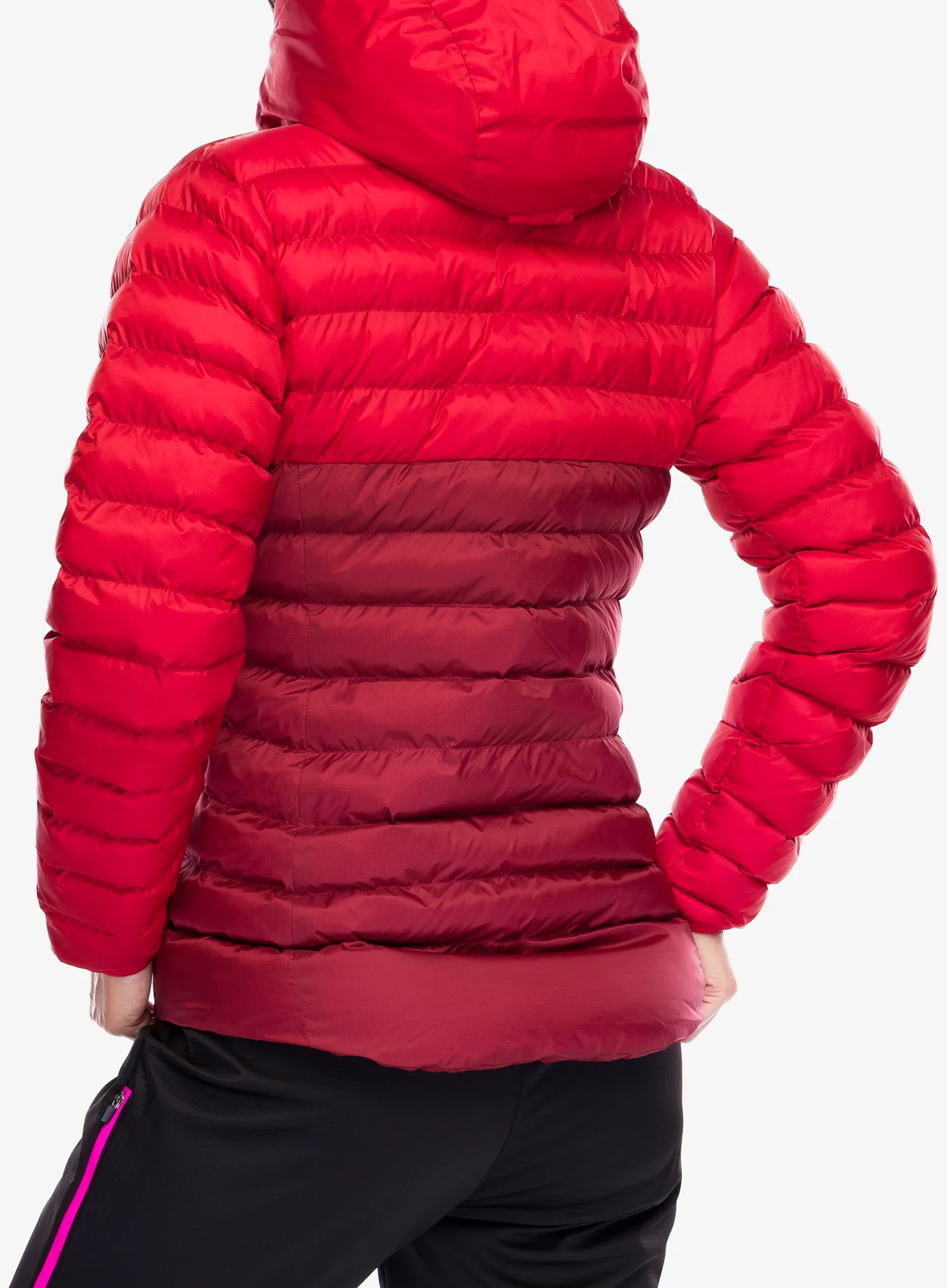 Jakna s postavom ženska Mountain Equipment Superflux Jacket - chili red/merlot