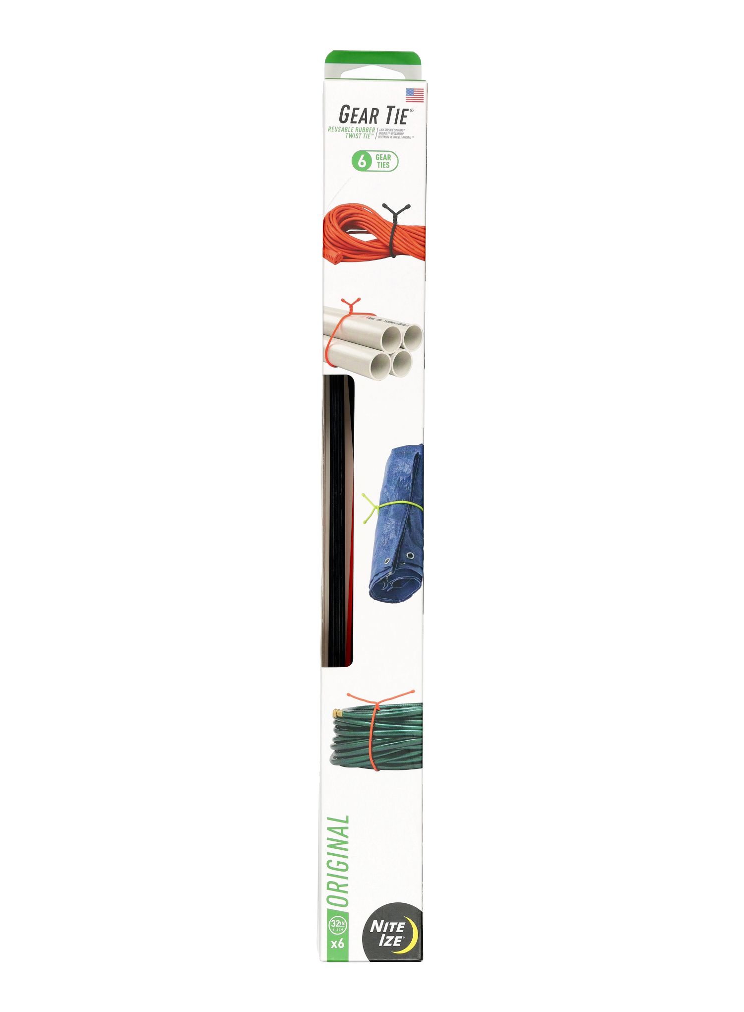 Remeni Nite Ize Gear Tie 32 ProPack - 6Pack - assorted