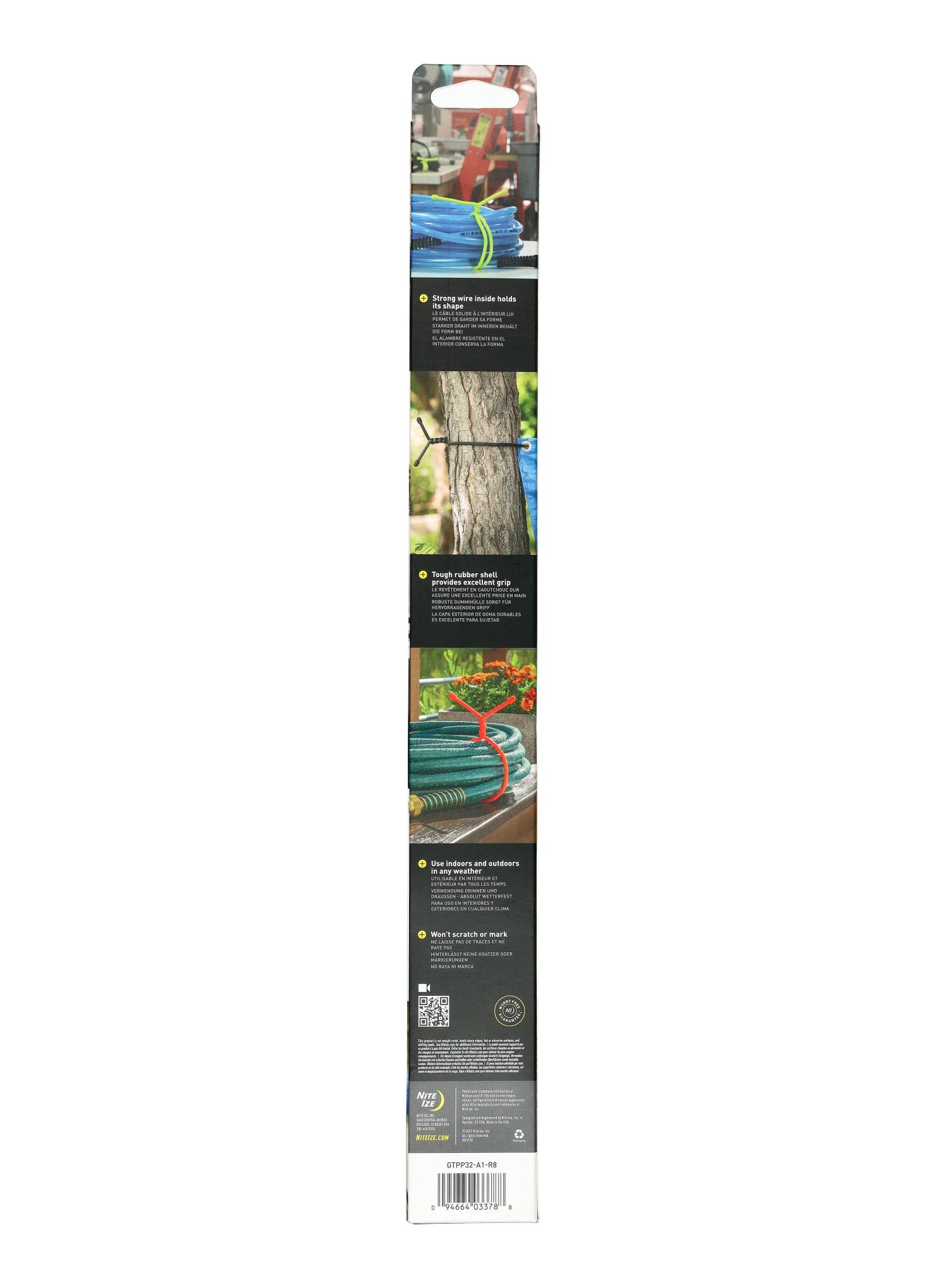 Remeni Nite Ize Gear Tie 32 ProPack - 6Pack - assorted
