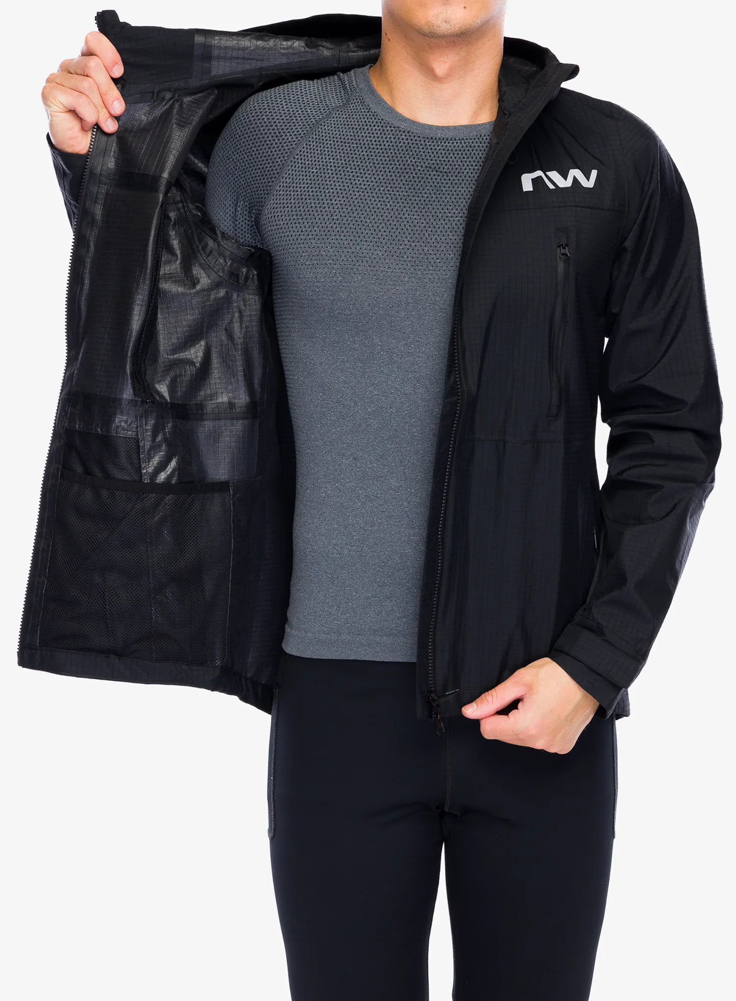 Biciklistička jakna Northwave Noworry Pro Hardshell Jacket - black