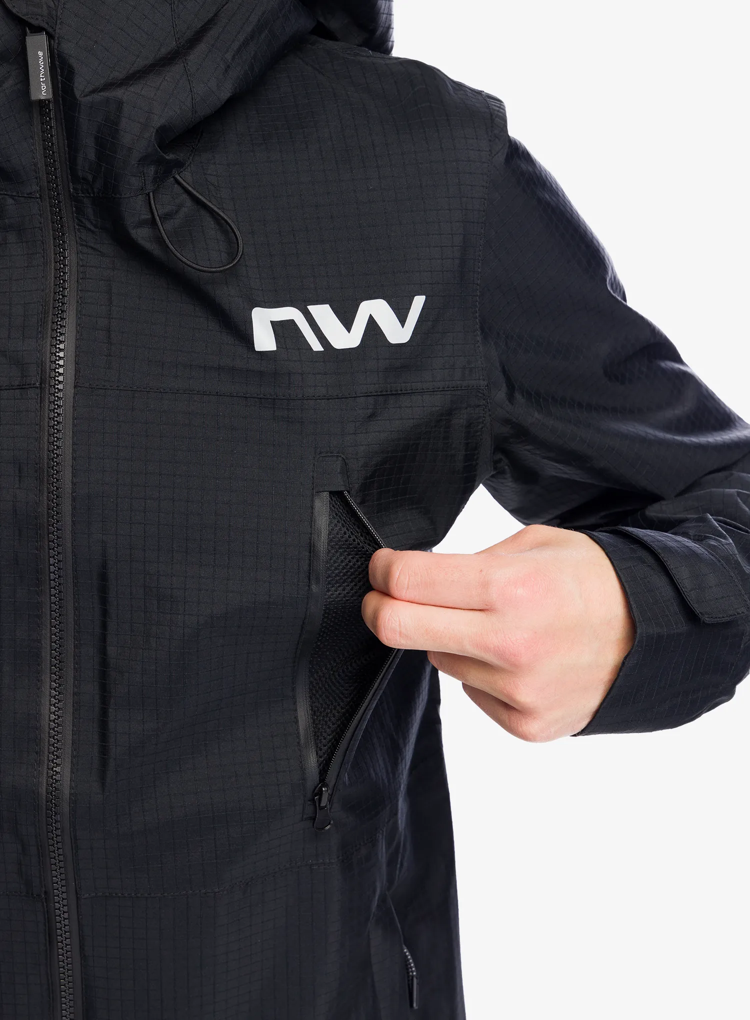 Biciklistička jakna Northwave Noworry Pro Hardshell Jacket - black