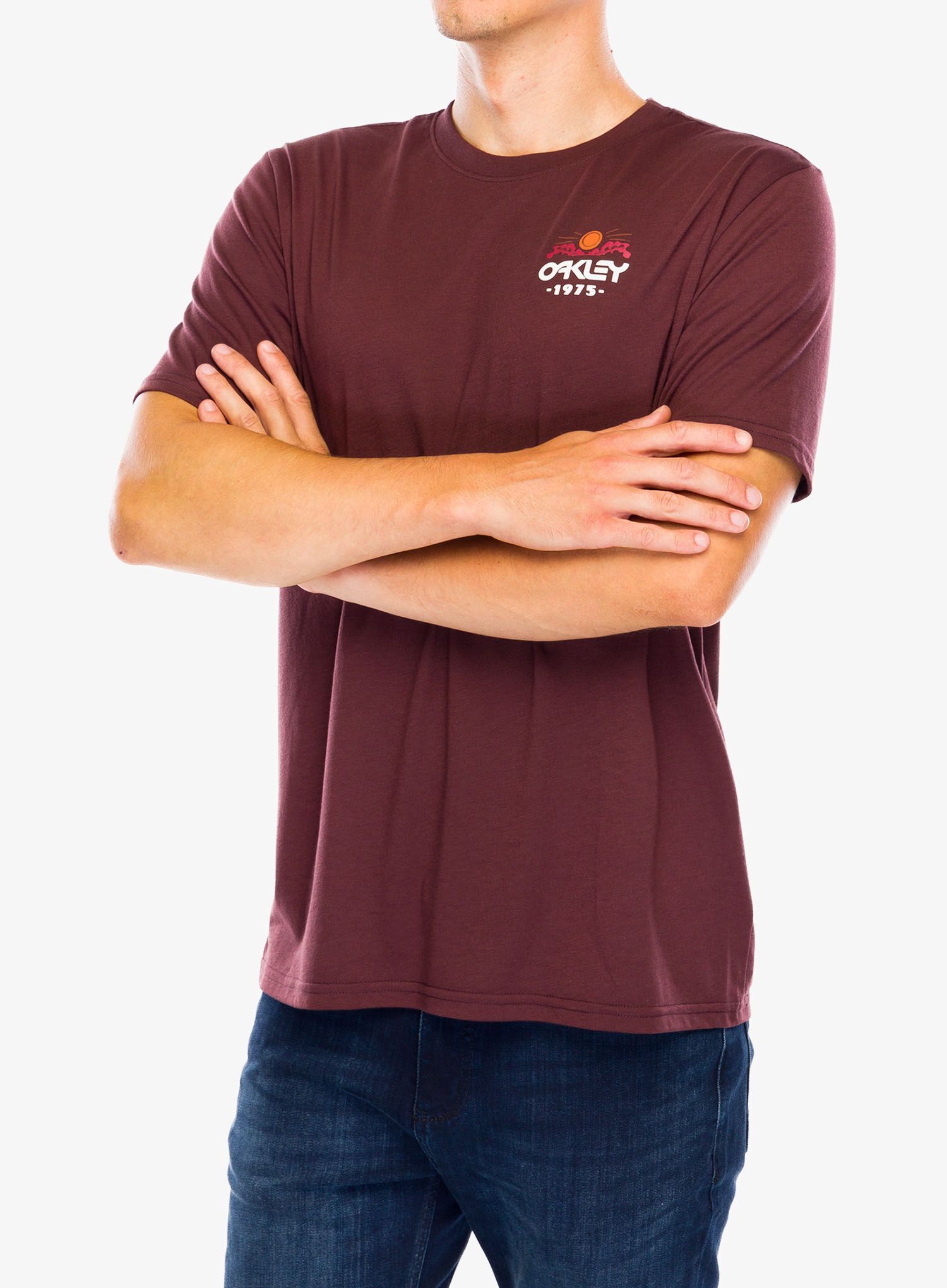 Majica Oakley Sunny Rogue B1B Tee - grenache