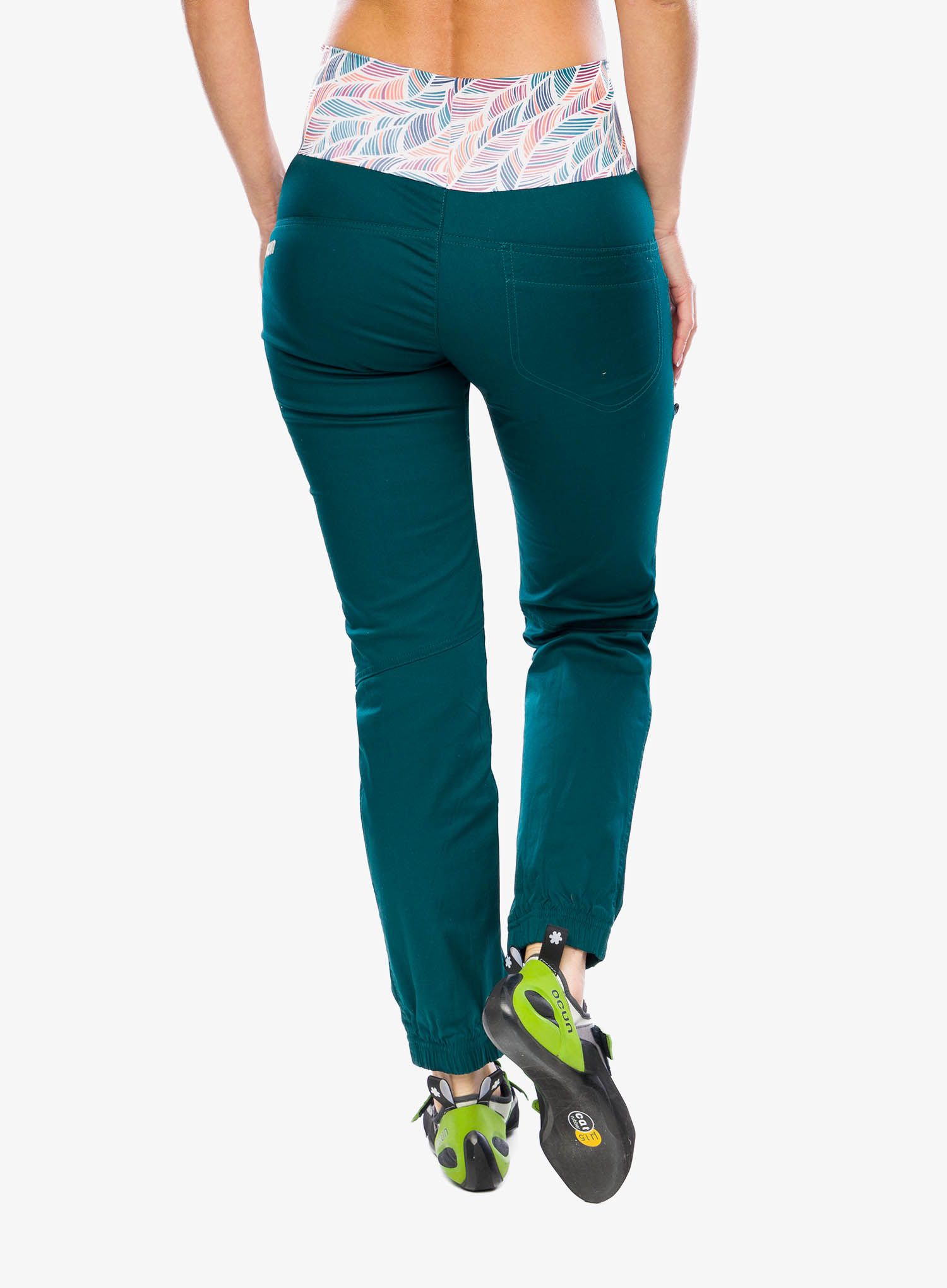 Ženske penjačke hlače Ocun Sansa Pants - green deep teal