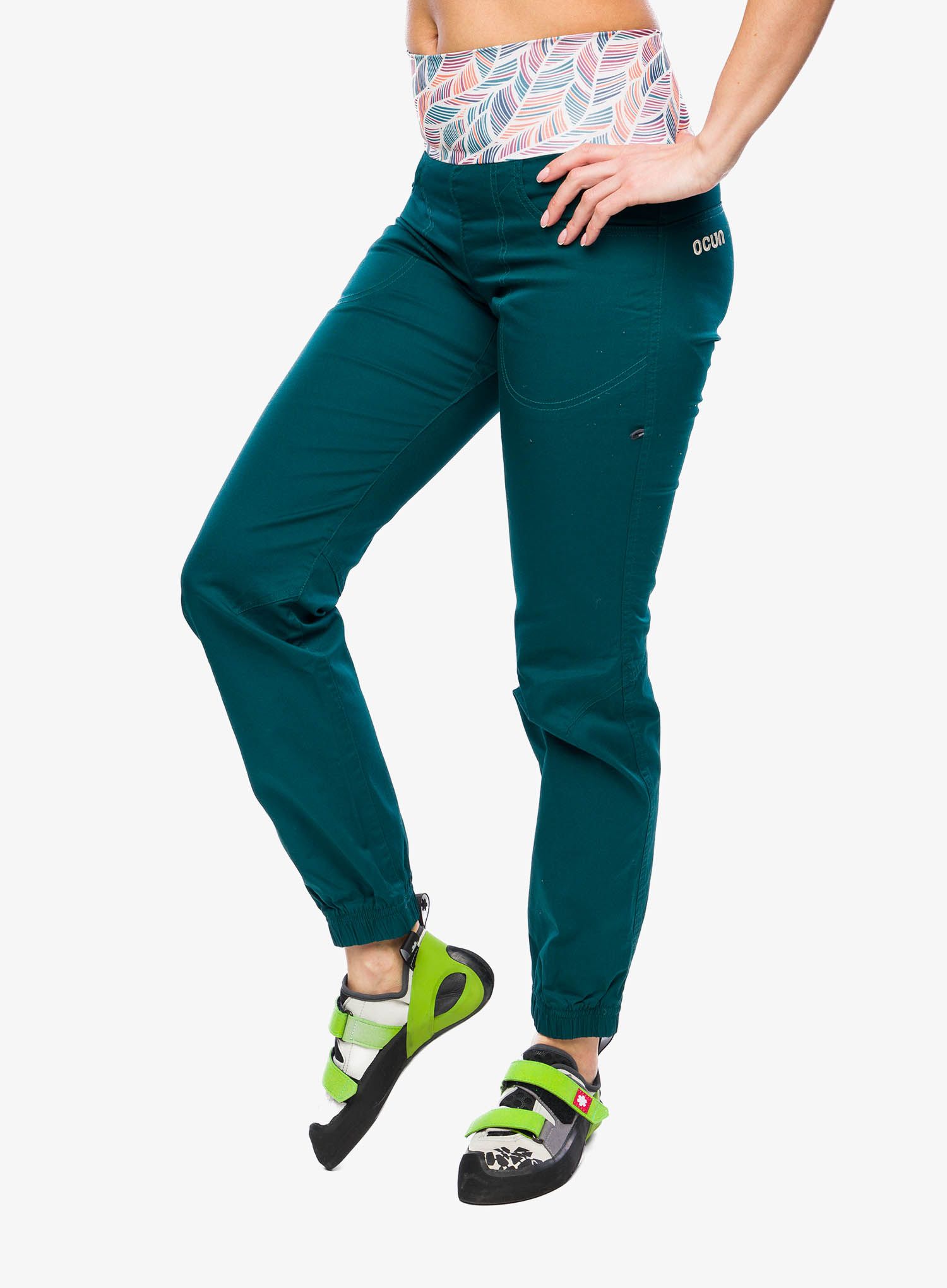 Ženske penjačke hlače Ocun Sansa Pants - green deep teal
