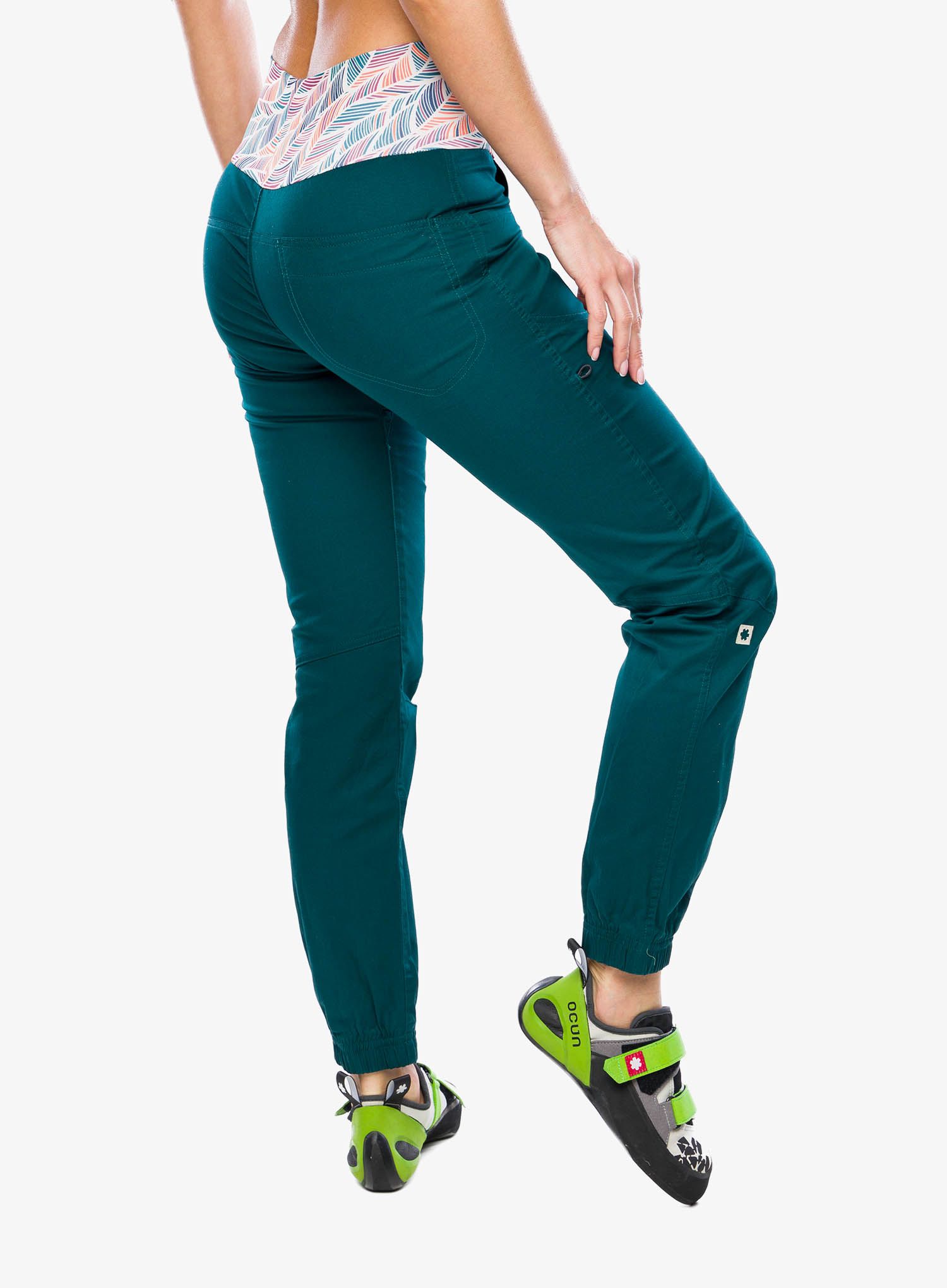 Ženske penjačke hlače Ocun Sansa Pants - green deep teal