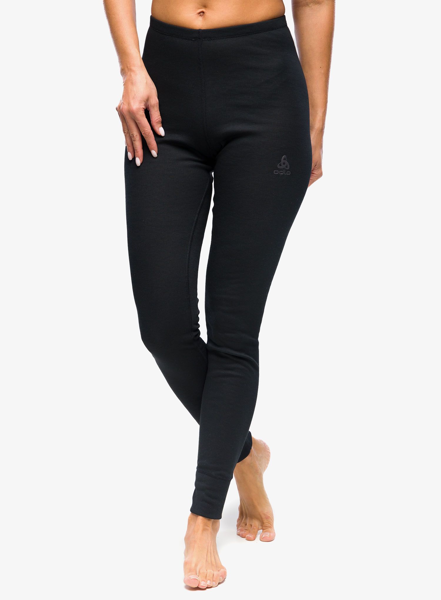 Ženske termo tajice Odlo Active Warm Eco BL Bottom Long - black