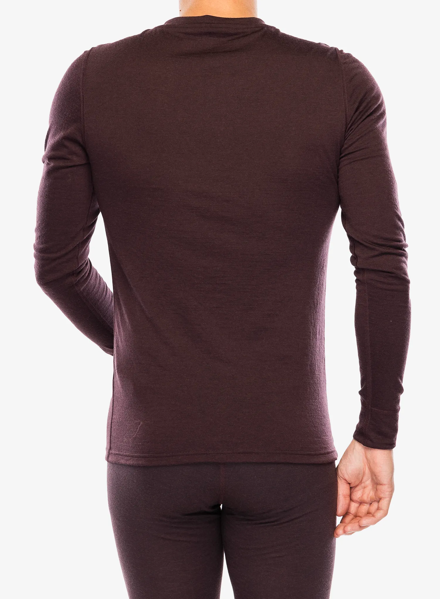 Termoaktivna dukserica Odlo Merino 200 BL Top Crew Neck LS - fudge
