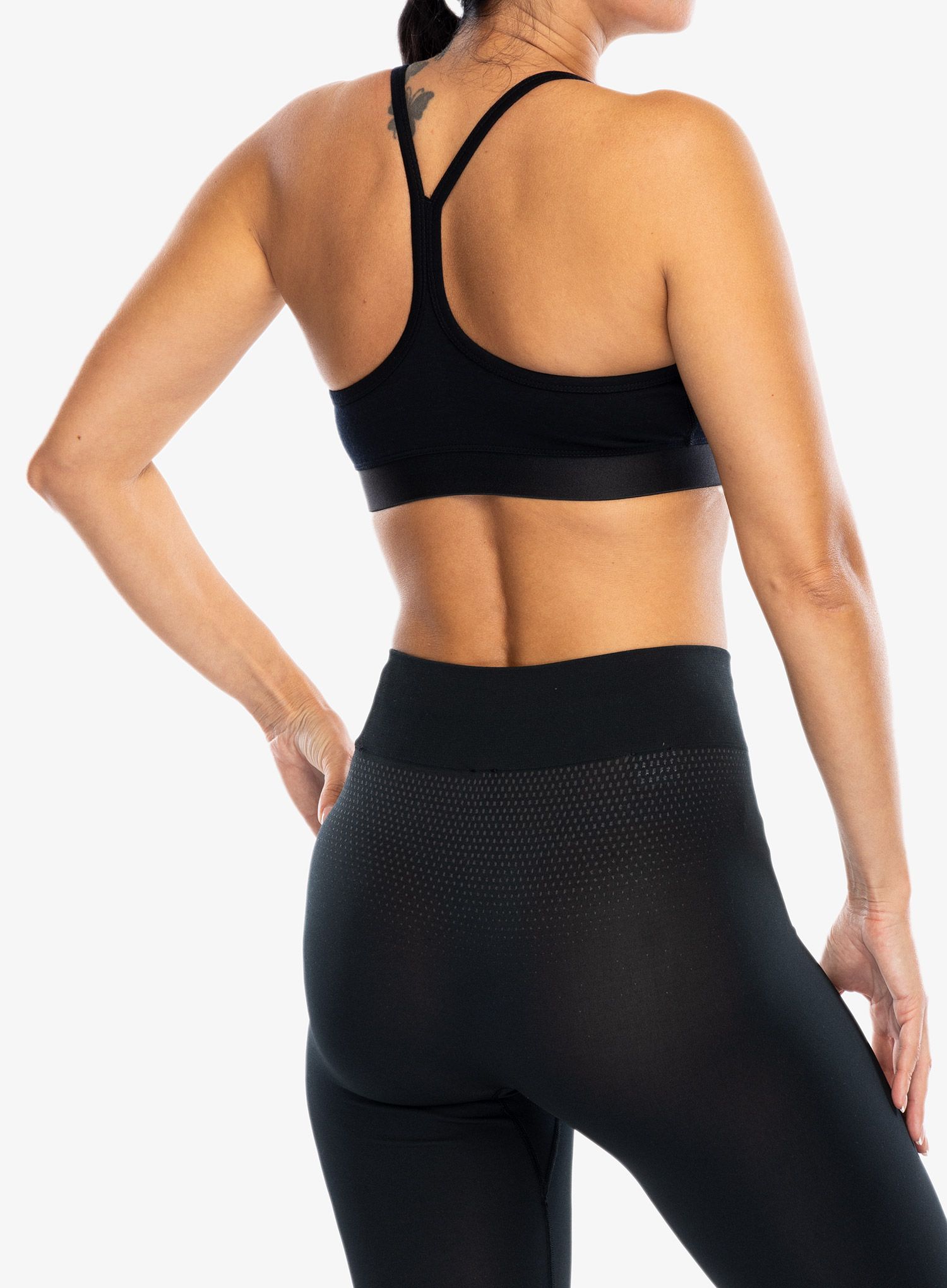 Sportski grudnjak Odlo Merino Soft Sport Bra - black