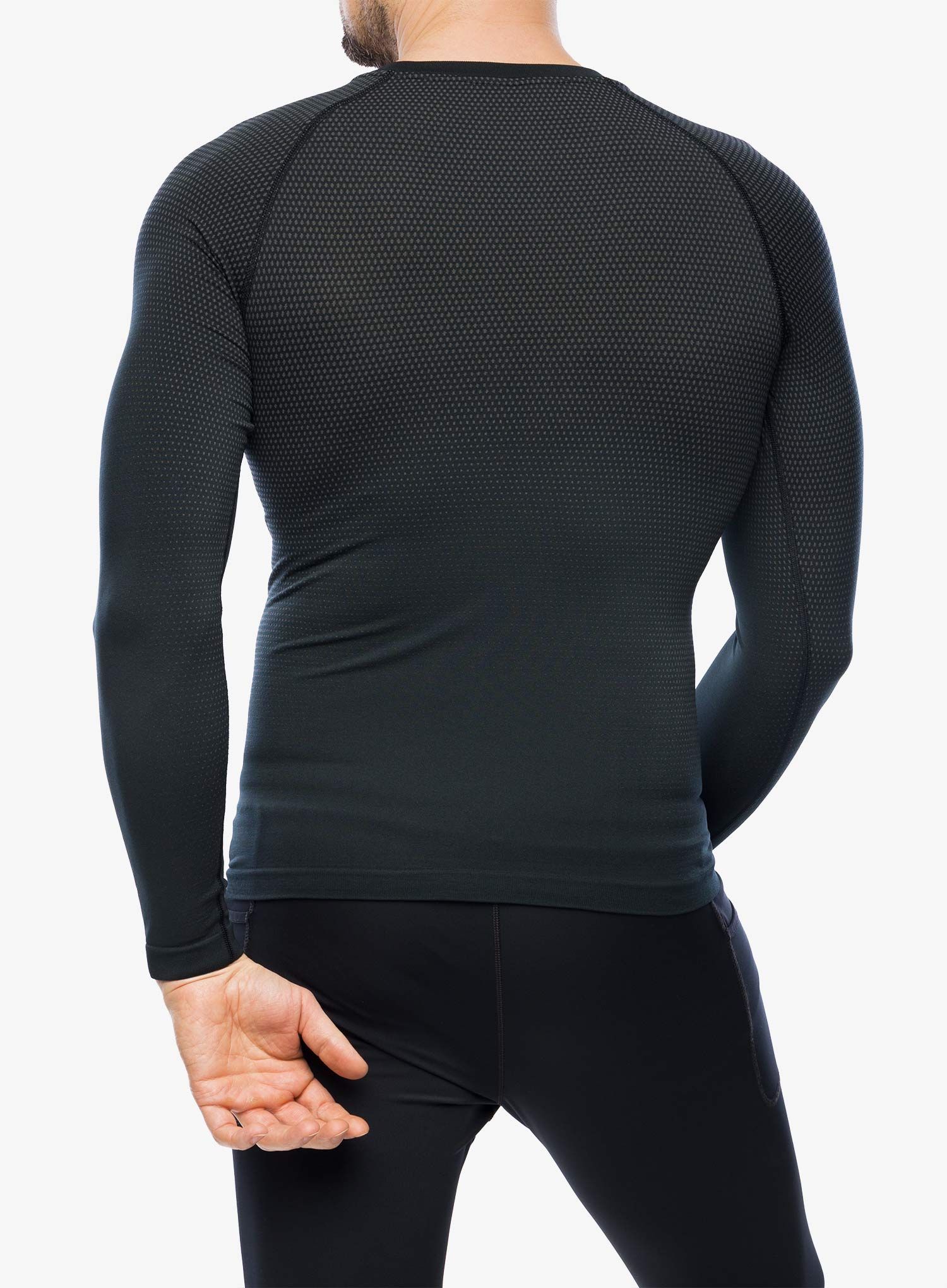 Termoaktivna dukserica Odlo Performance Light Eco BL Top Crew Neck LS - black