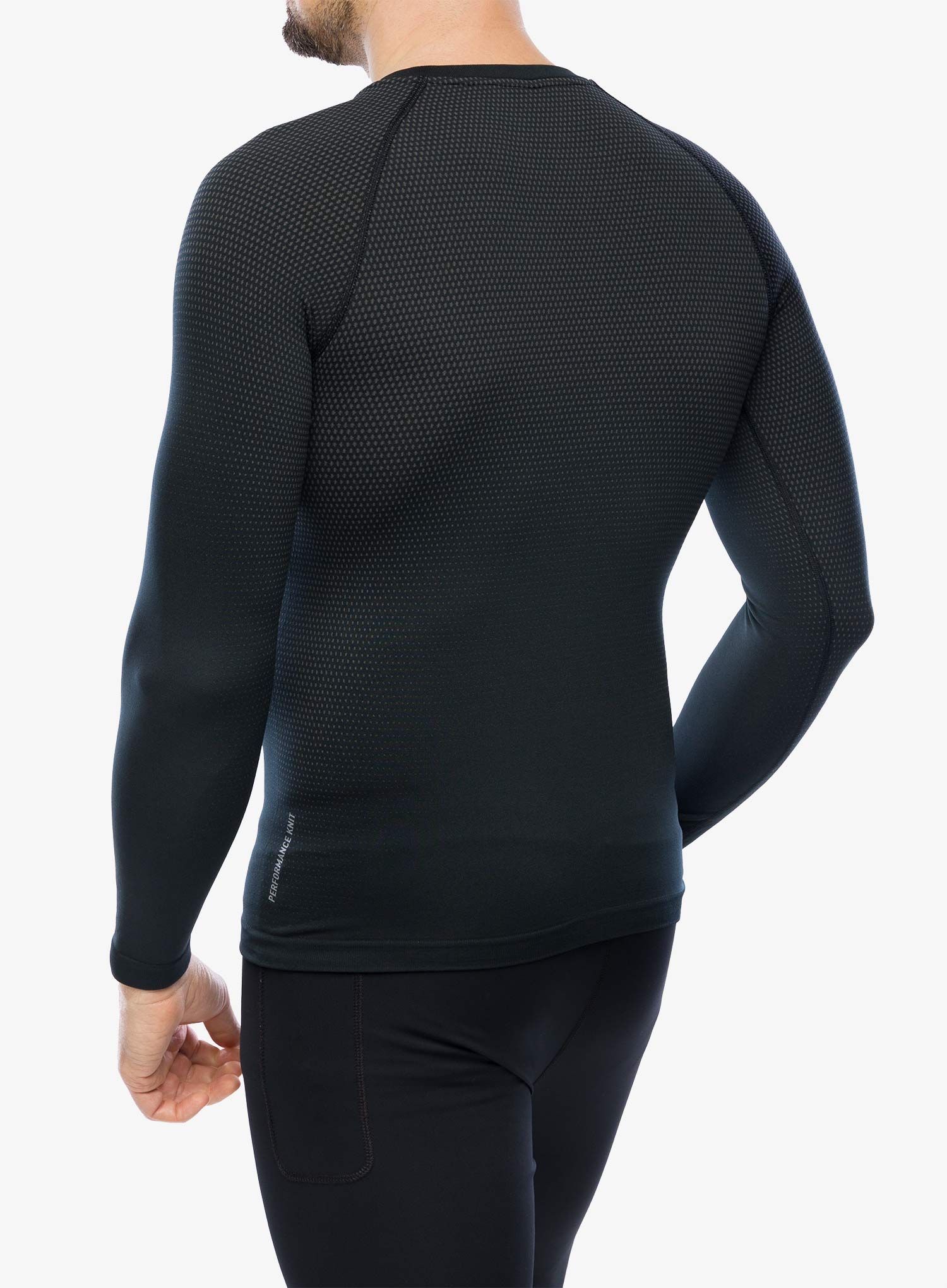 Termoaktivna dukserica Odlo Performance Light Eco BL Top Crew Neck LS - black