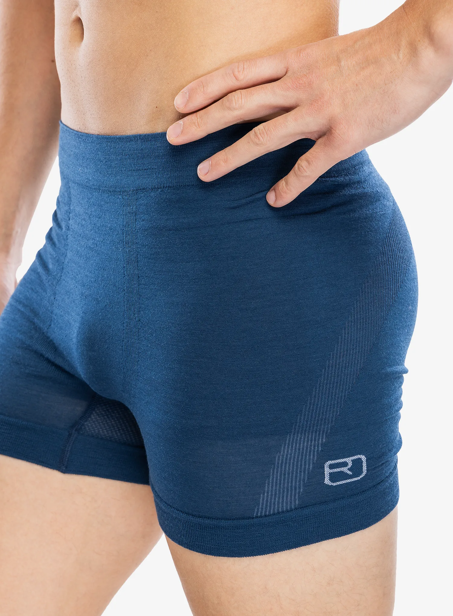 Termoaktivne bokserice Ortovox 120 Comp Light Boxer - petrol blue