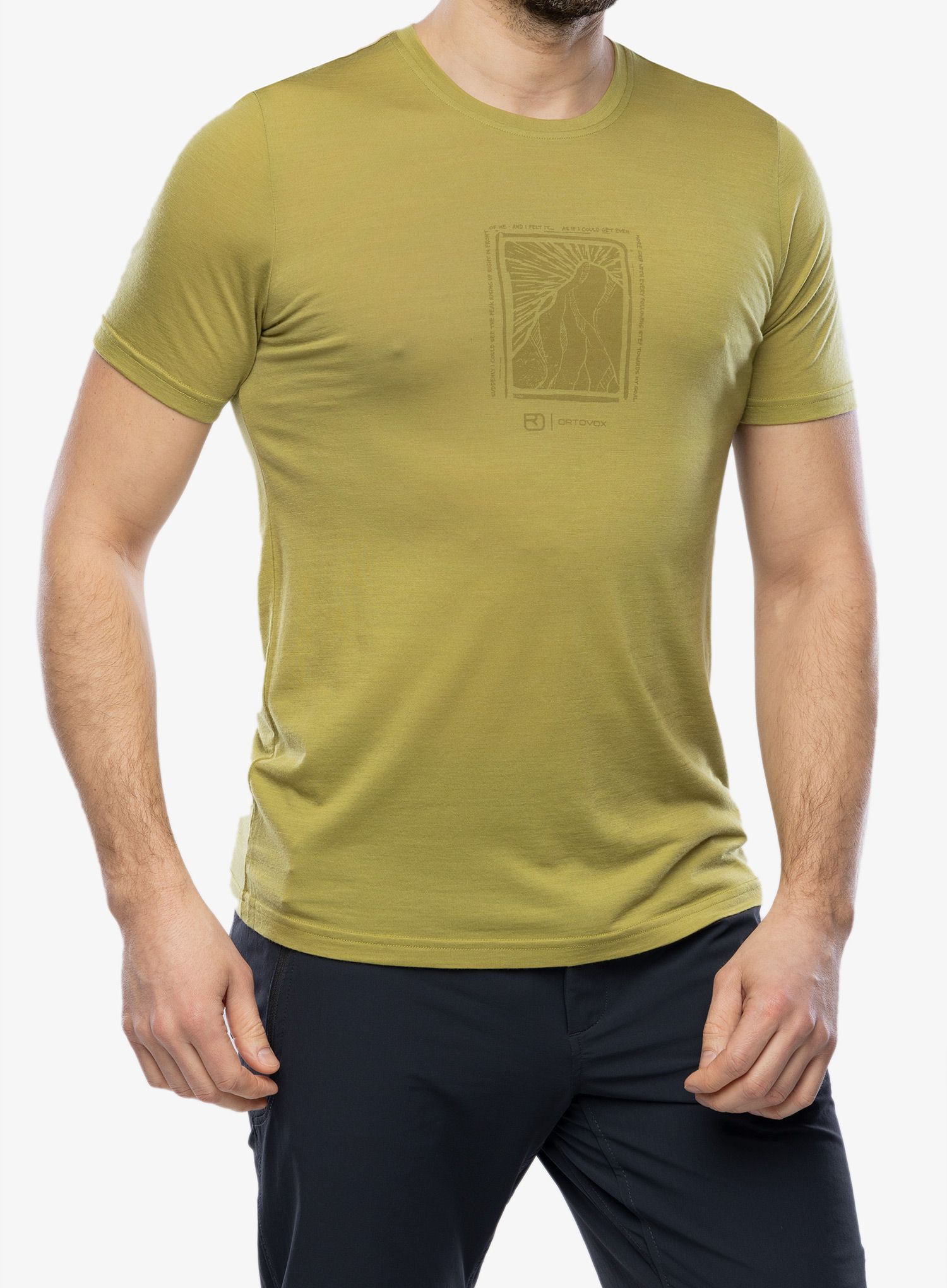 Merino majica Ortovox 120 Cool Tec Mtn Cut TS - sweet alison