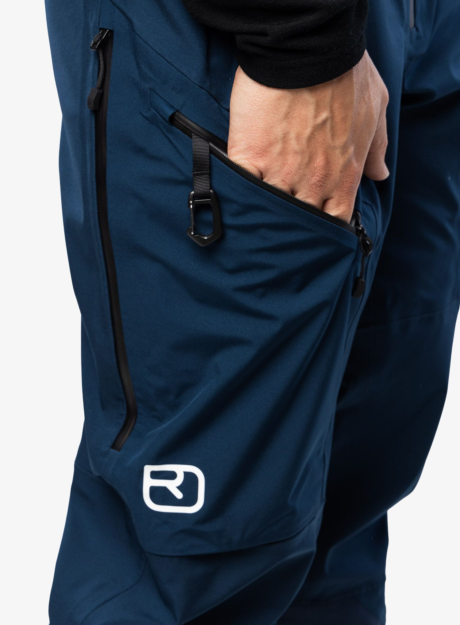 Hlače Ortovox 3L Guardian Shell Pants - deep ocean