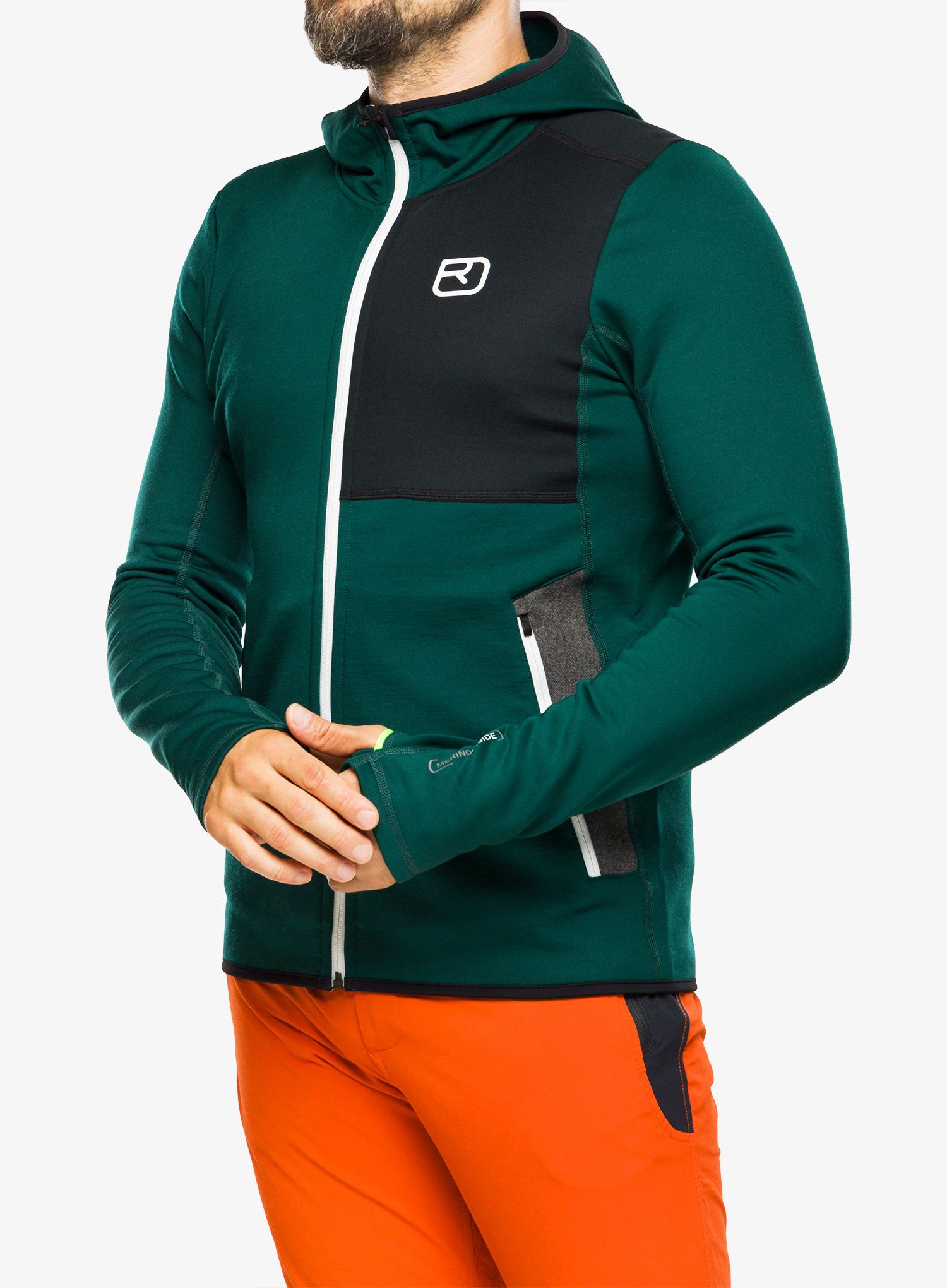 Dukserica Ortovox Fleece Hoody - dark pacific