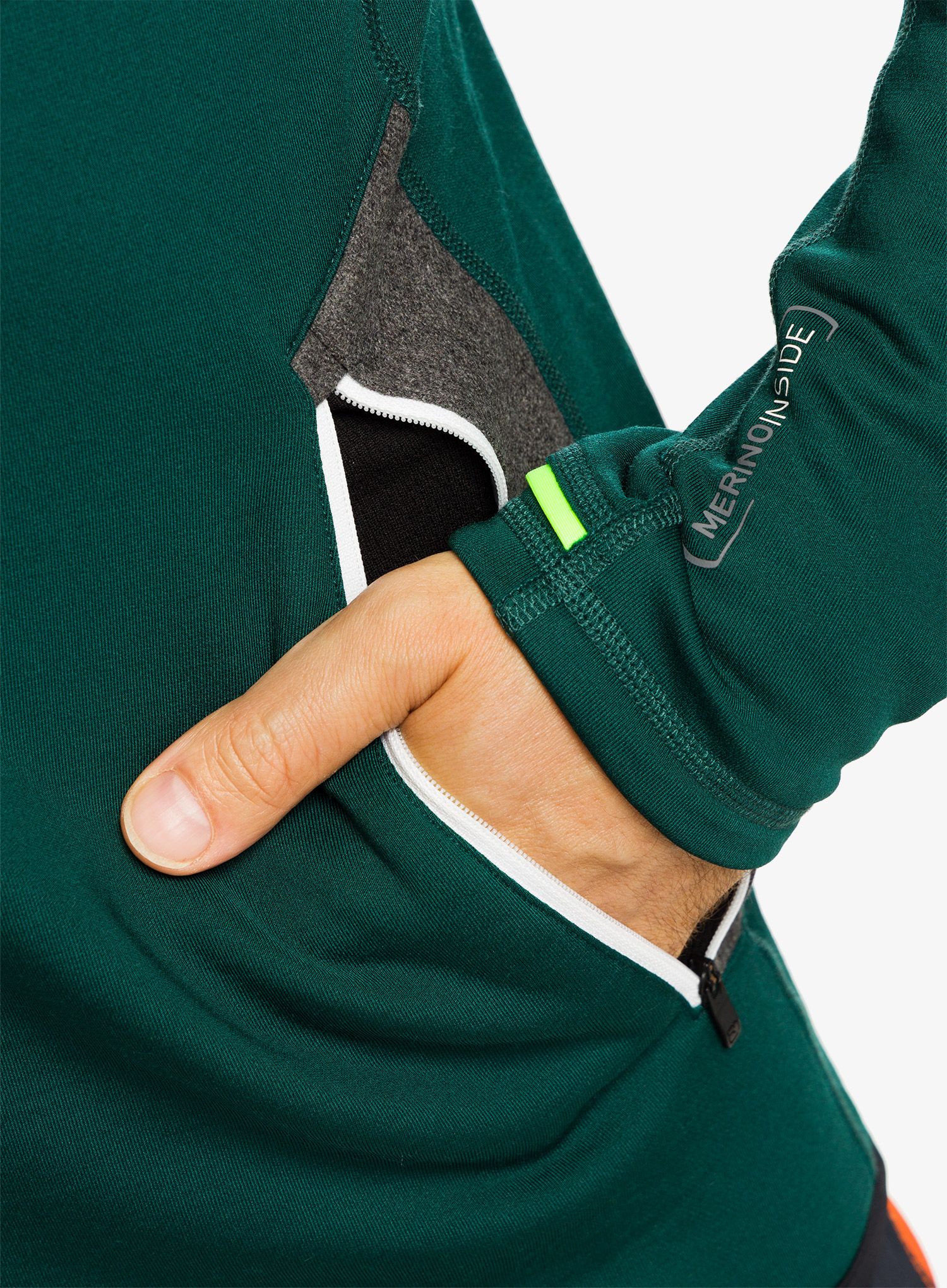 Dukserica Ortovox Fleece Hoody - dark pacific