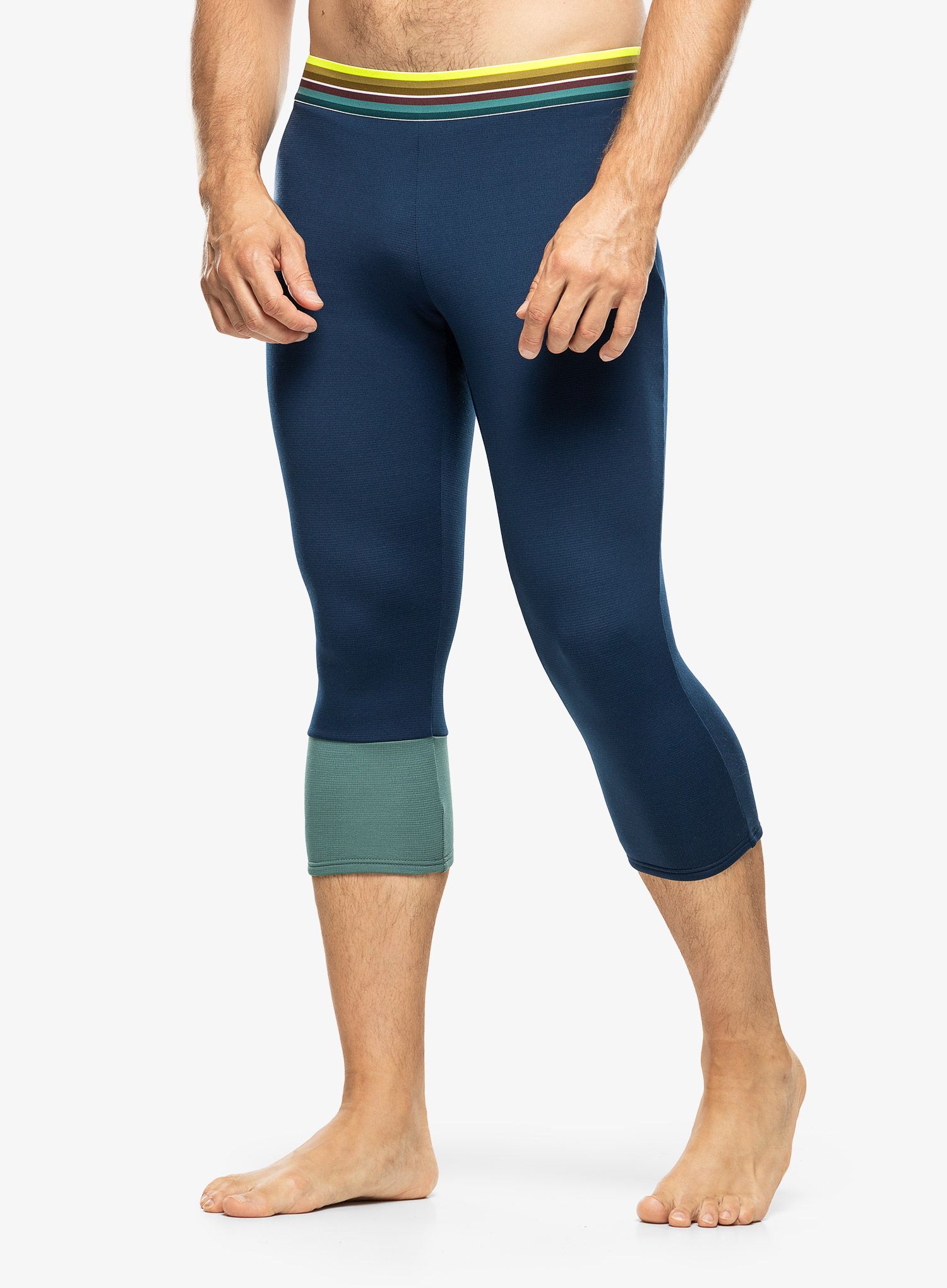 Termo tajice Ortovox Fleece Light Short Pants - deep ocean