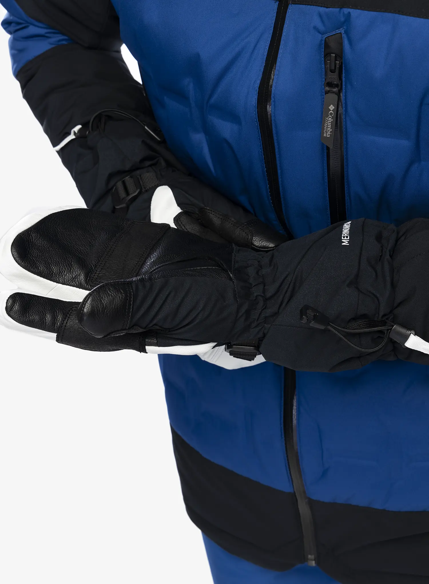 Skijaške rukavice Ortovox Freeride 3 Finger Glove Pro - black raven