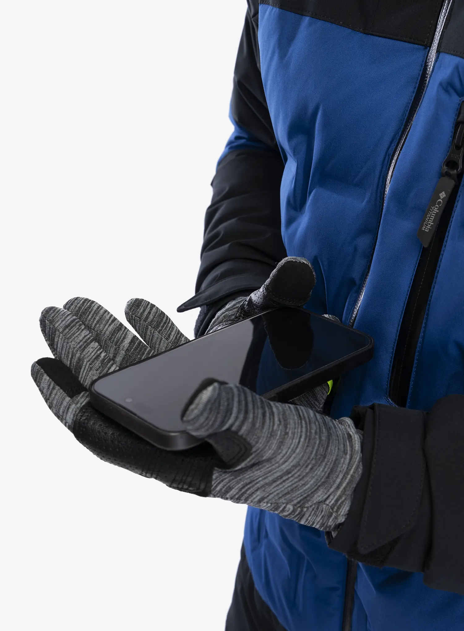 Skijaške rukavice Ortovox Freeride 3 Finger Glove Pro - black raven