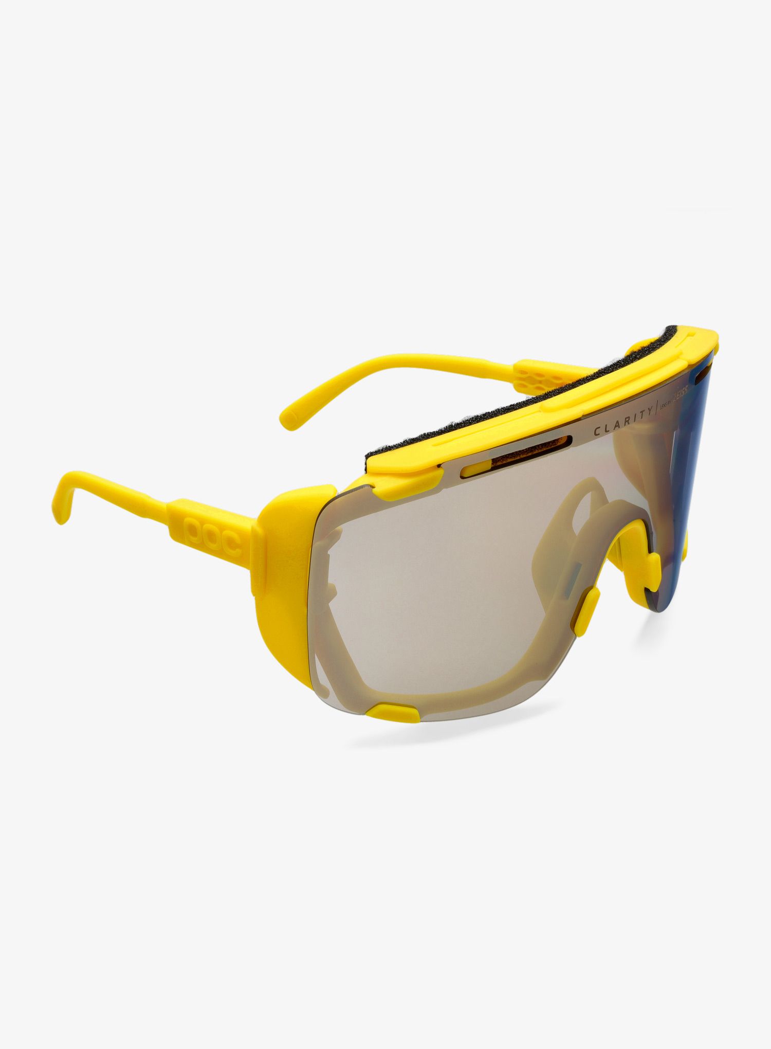 Biciklističke naočale POC Devour Glacial - aventurine yellow