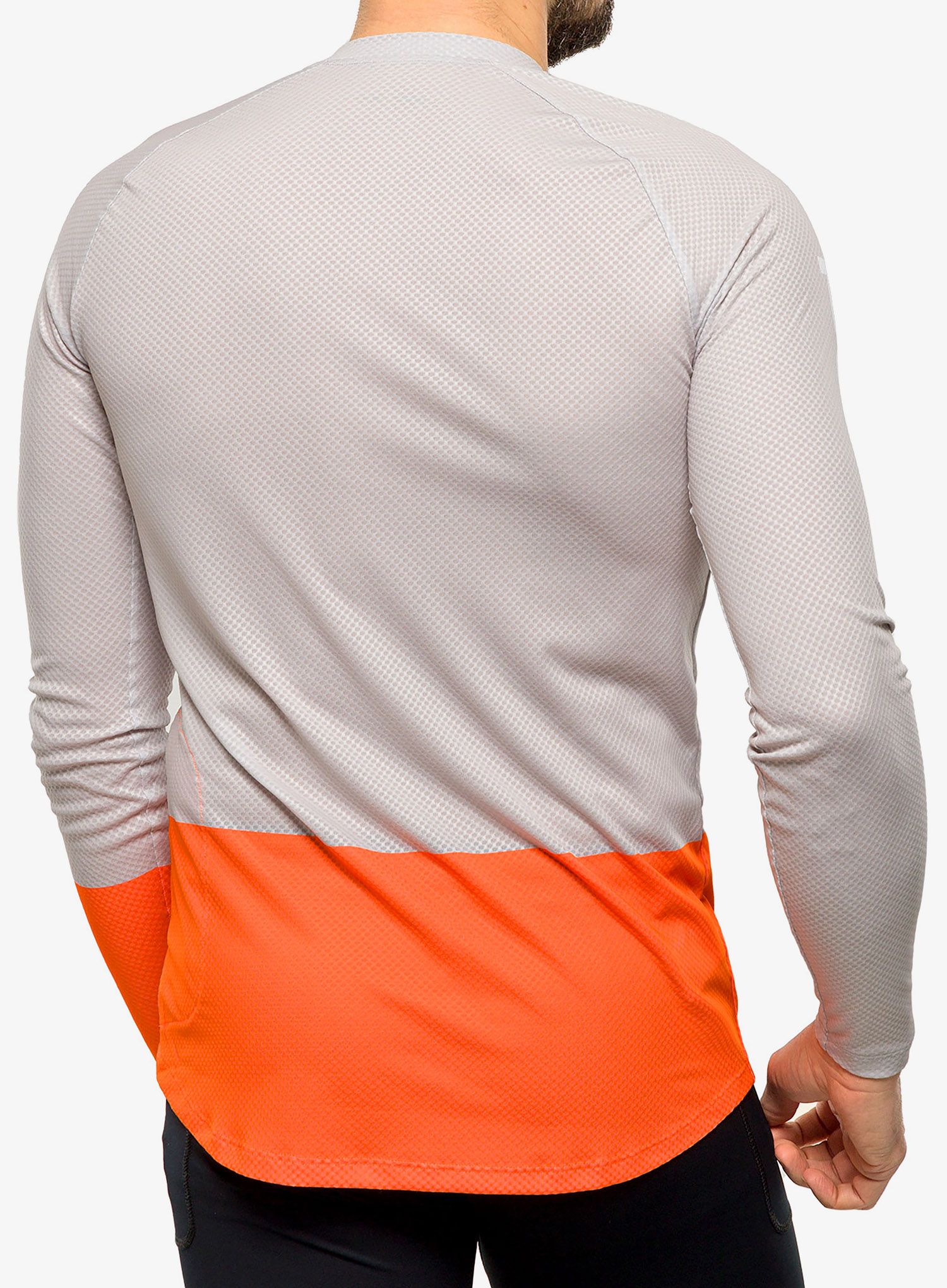 Biciklistička dukserica POC MTB Pure L/S Jersey - granite grey/zink orange