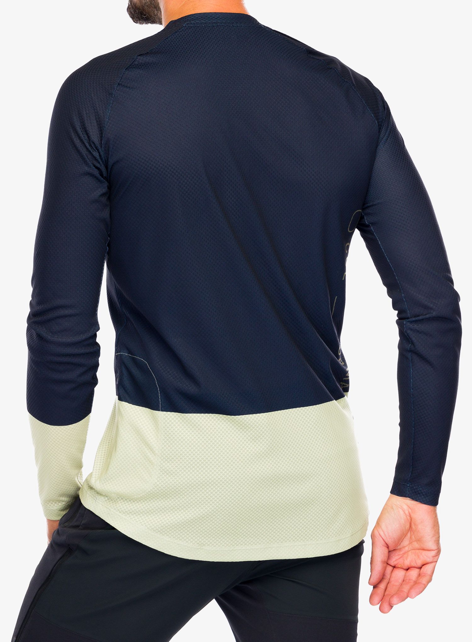 Biciklistička dukserica POC MTB Pure L/S Jersey - turmaline navy/prehnite green