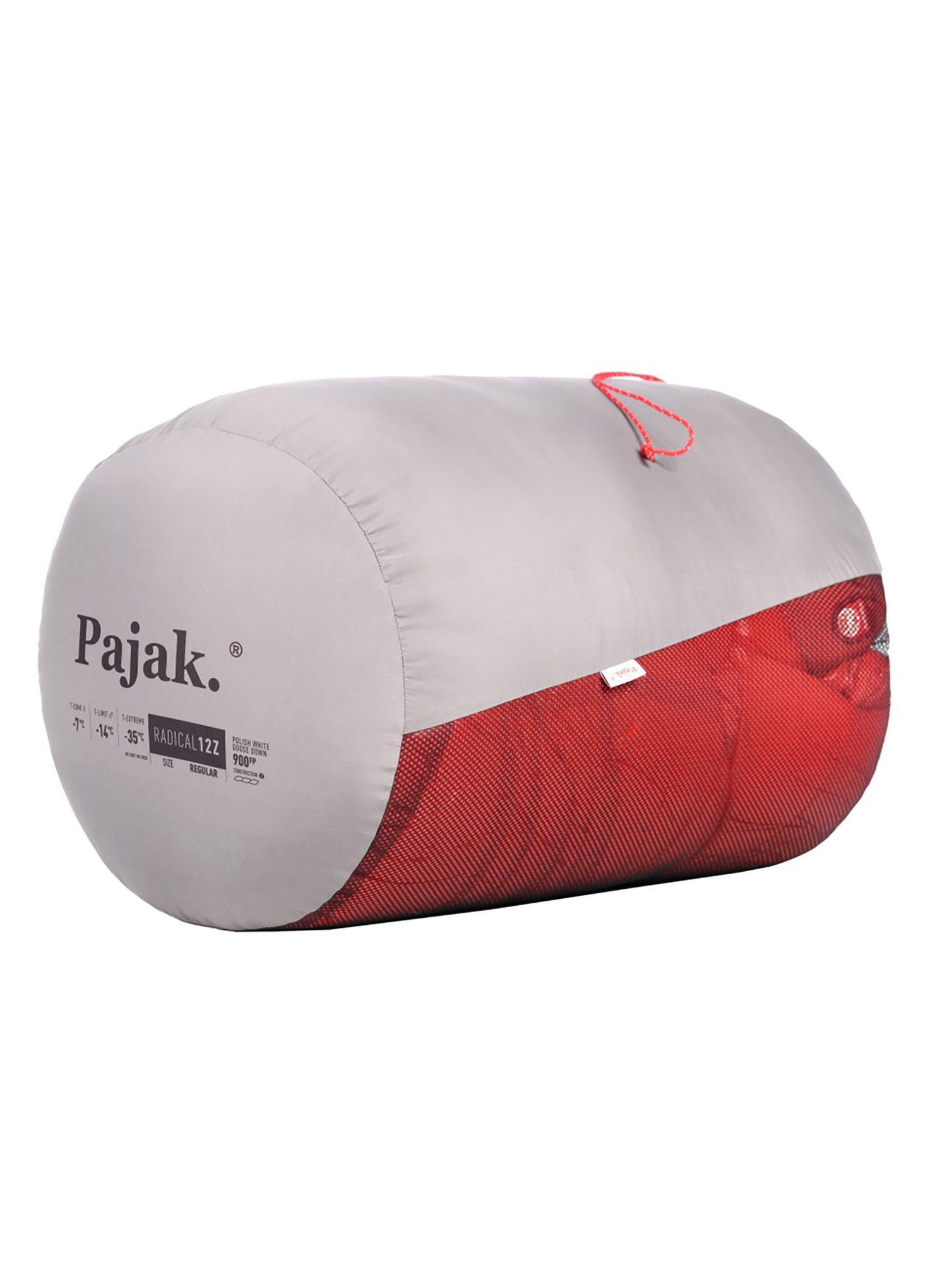 Perjana vreća za spavanje Pajak Radical 12Z (180 cm) - red/red