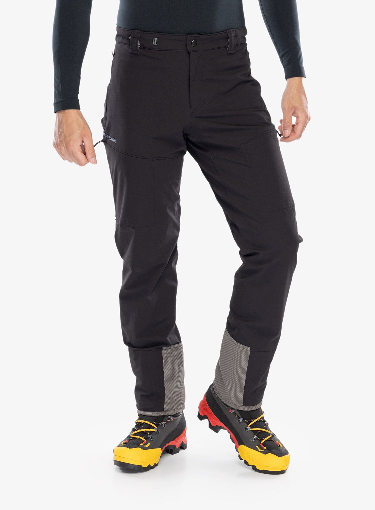 Softshell hlače Patagonia Alpine Guide Pants - ink black