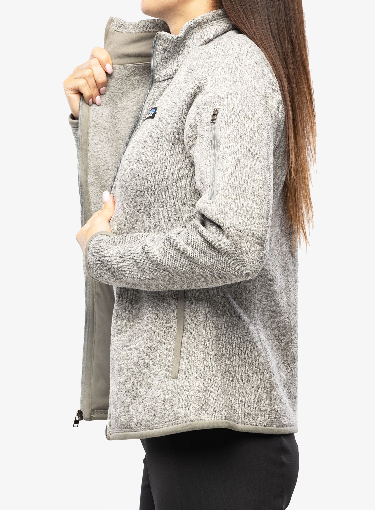 Ženska jakna od flisa Patagonia Better Sweater Jacket - birch white