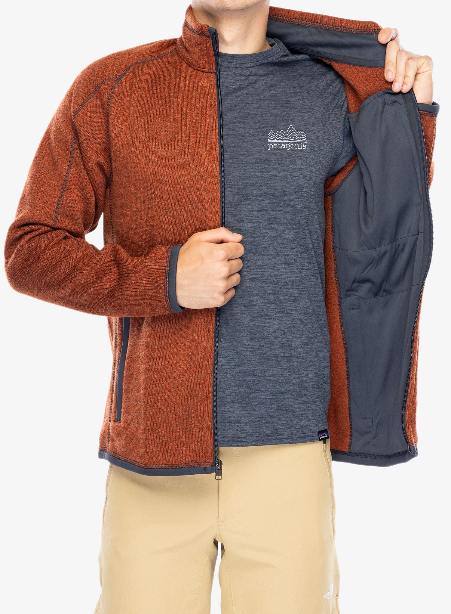 Jakna od flisa Patagonia Better Sweater Jacket - burnished red