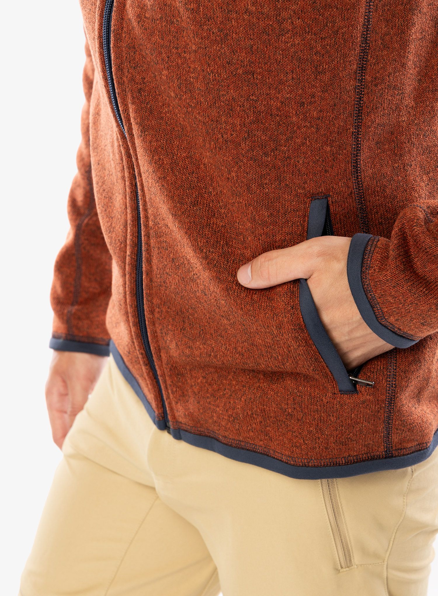 Jakna od flisa Patagonia Better Sweater Jacket - burnished red
