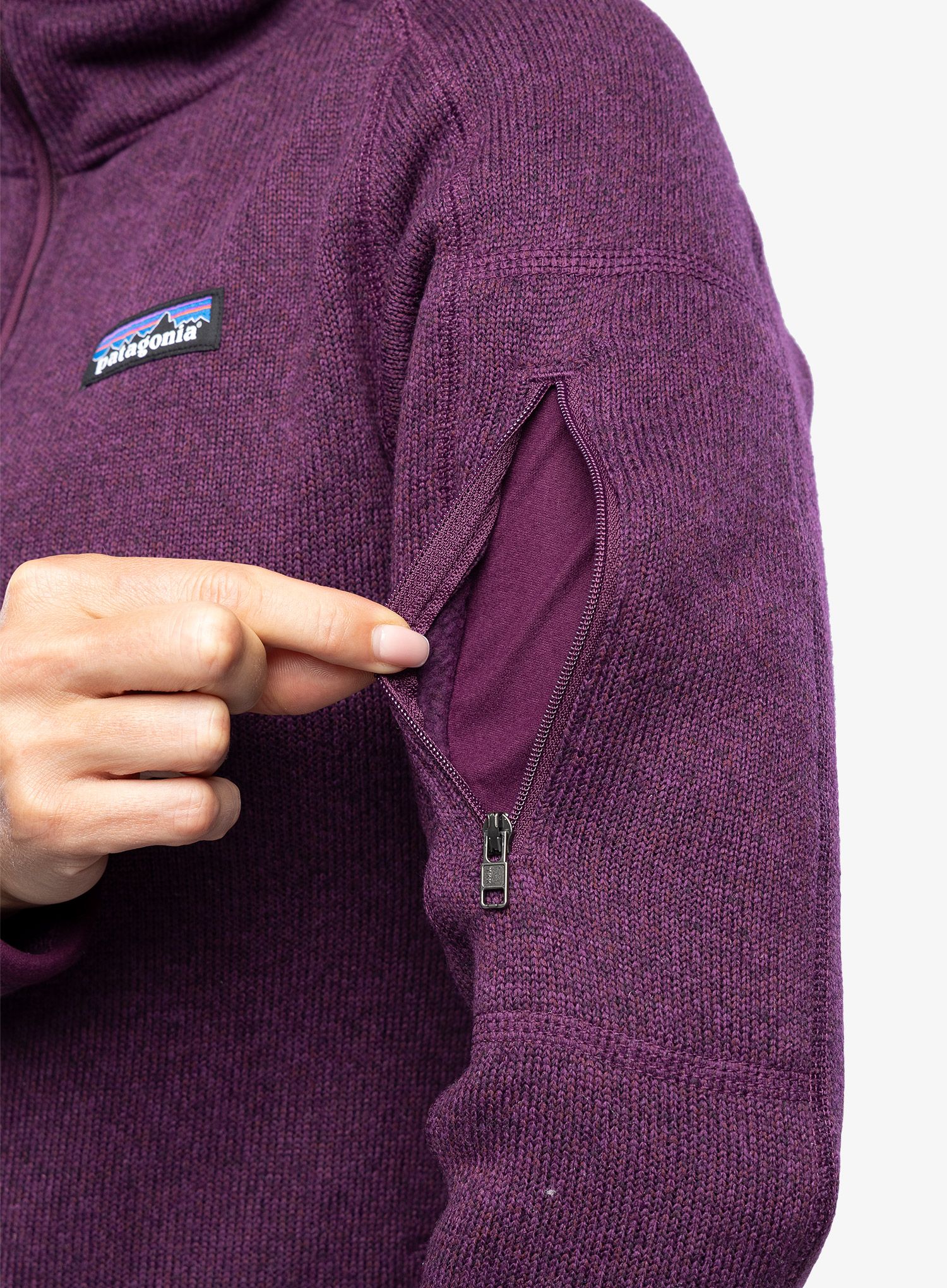 Ženska jakna od flisa Patagonia Better Sweater Jacket - night plum