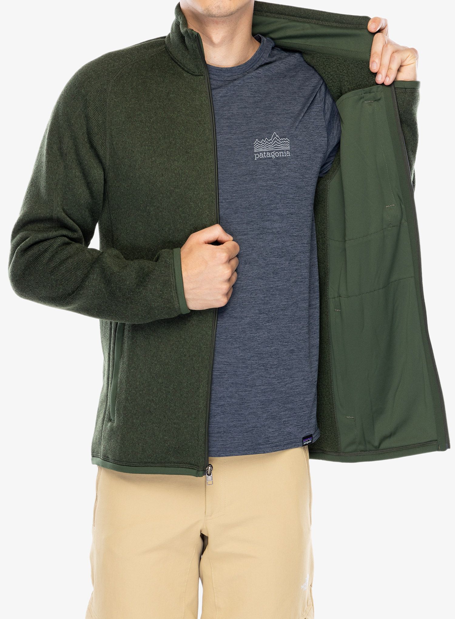 Jakna od flisa Patagonia Better Sweater Jacket - torrey pine green