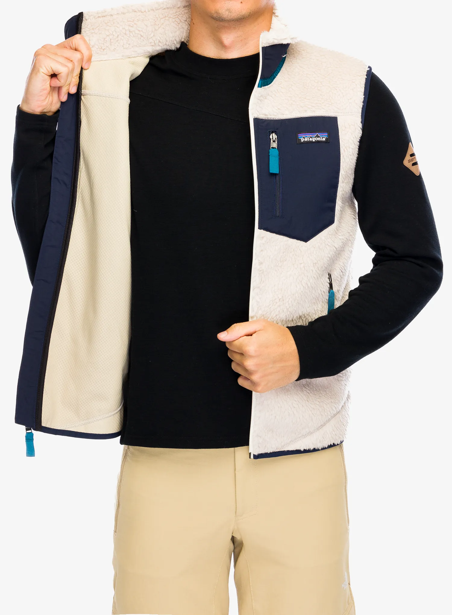 Prsluk Patagonia Classic Retro-X Vest - natural