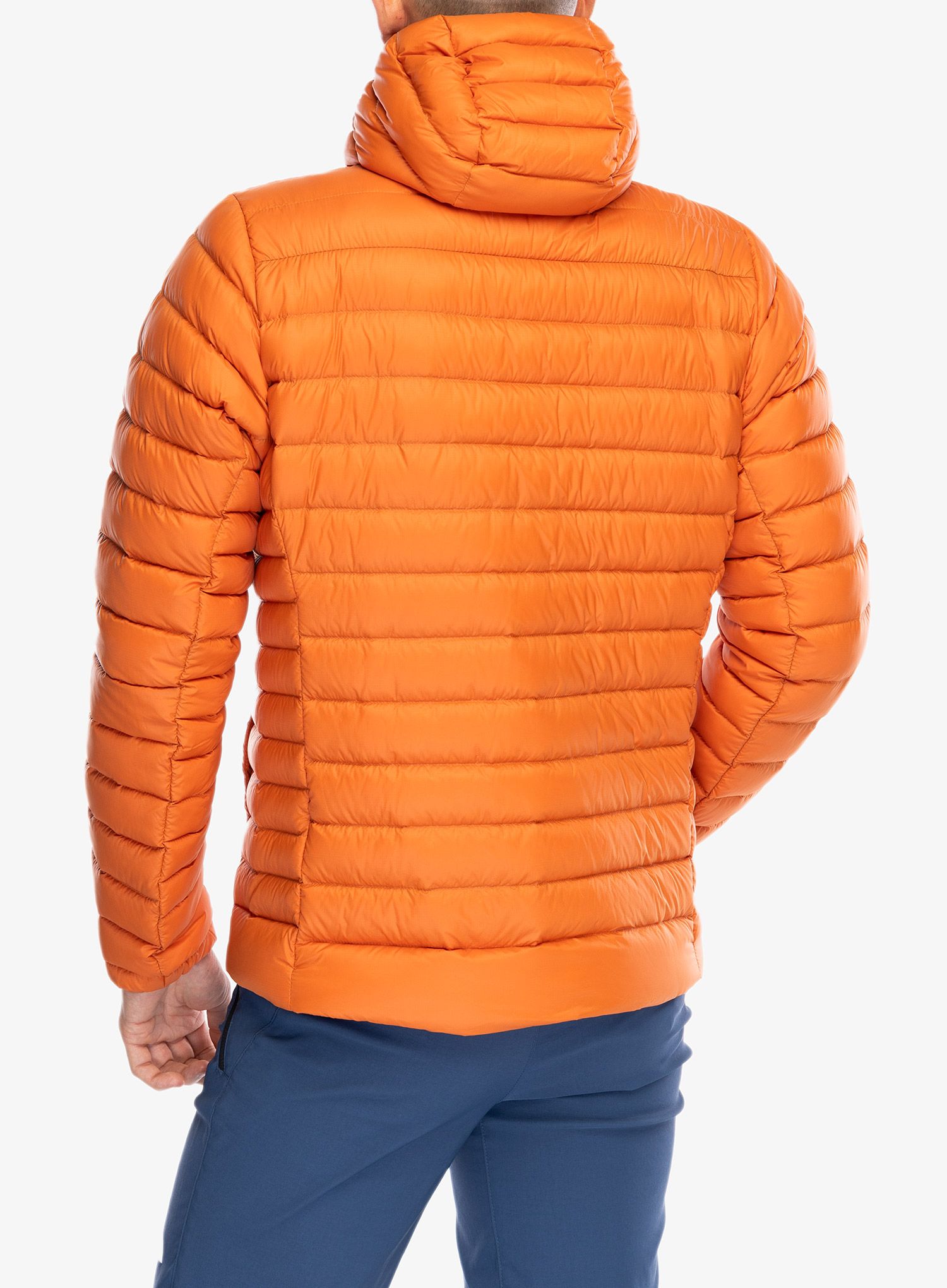 Pernata jakna Patagonia Down Sweater Hoody - redtail rust