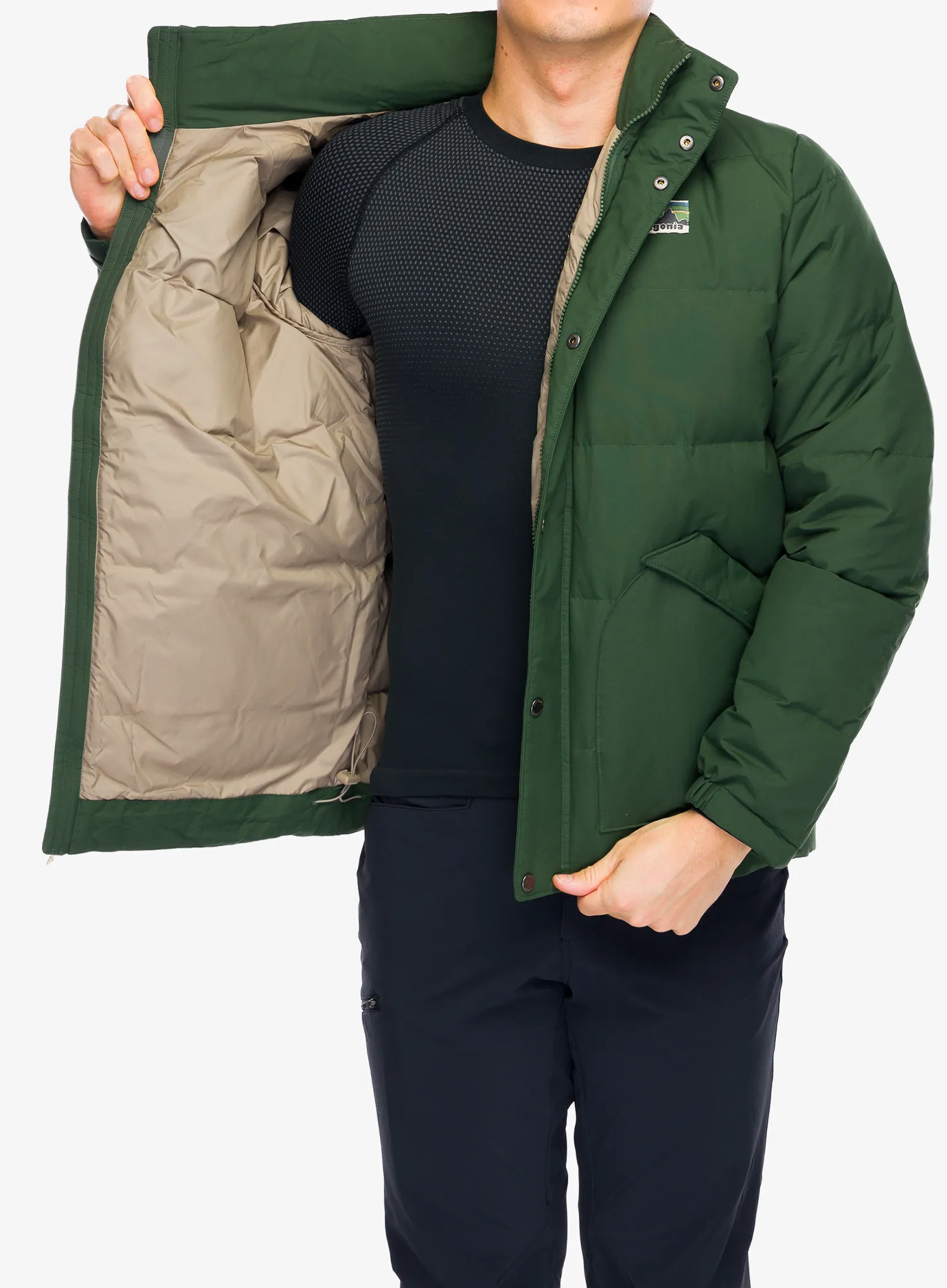 Pernata jakna Patagonia Downdrift Jacket - torrey pine green