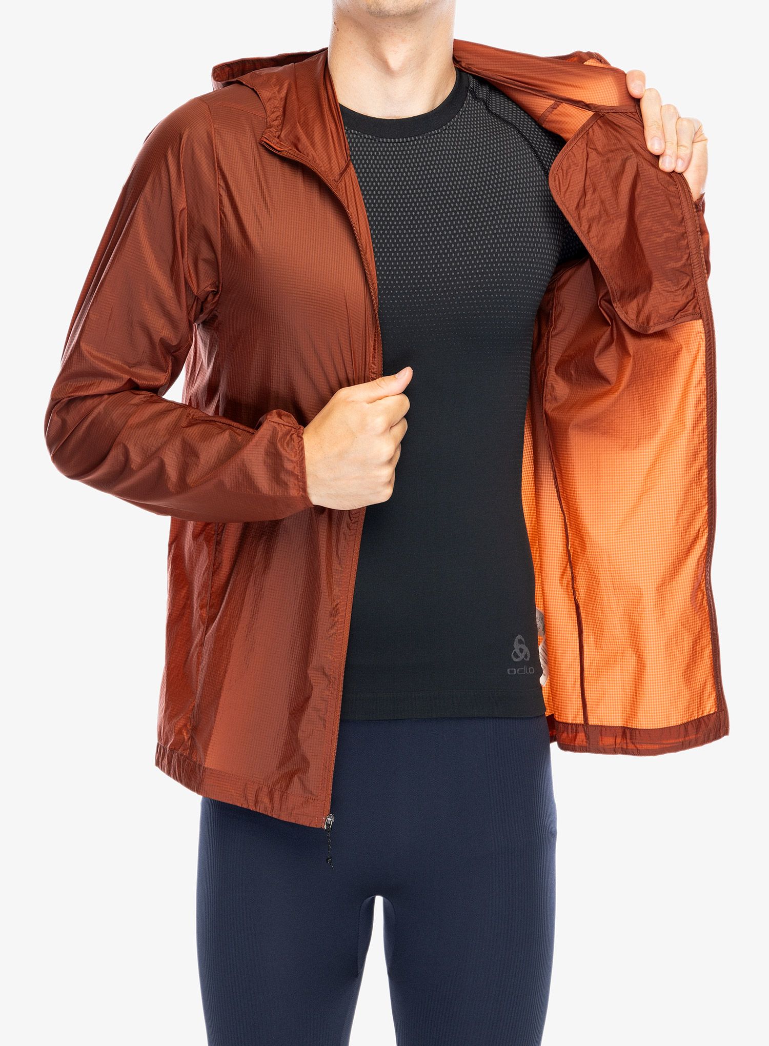 Jakna za trčanje Patagonia Houdini Jacket - burnished red