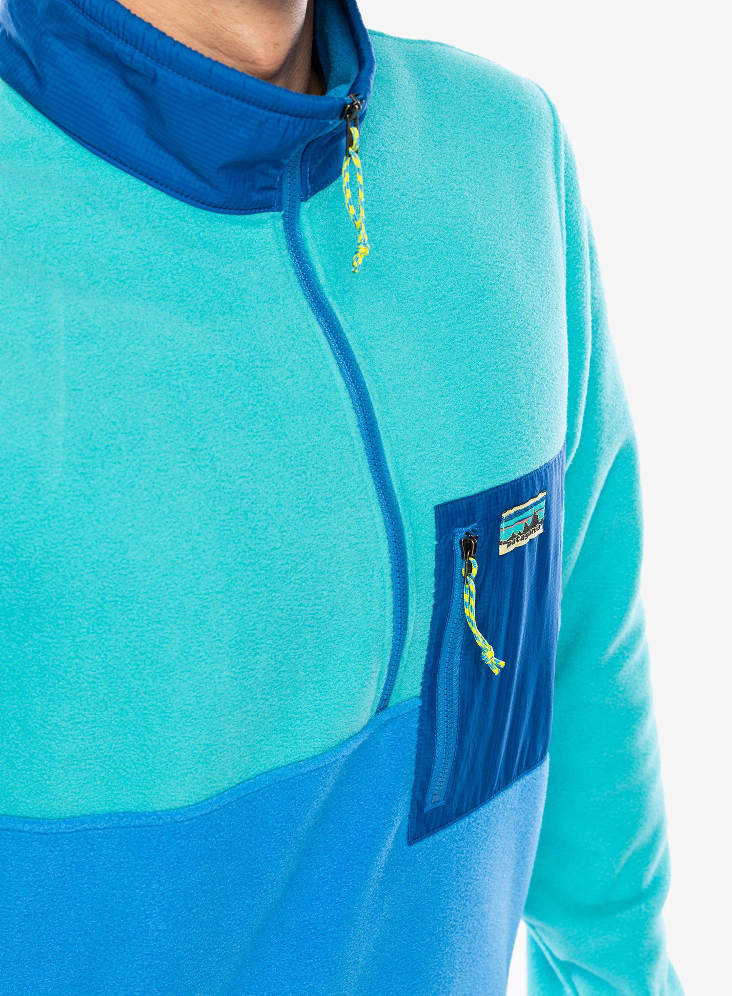 Dukserica od flisa Patagonia Microdini 1/2 Zip - vessel blue