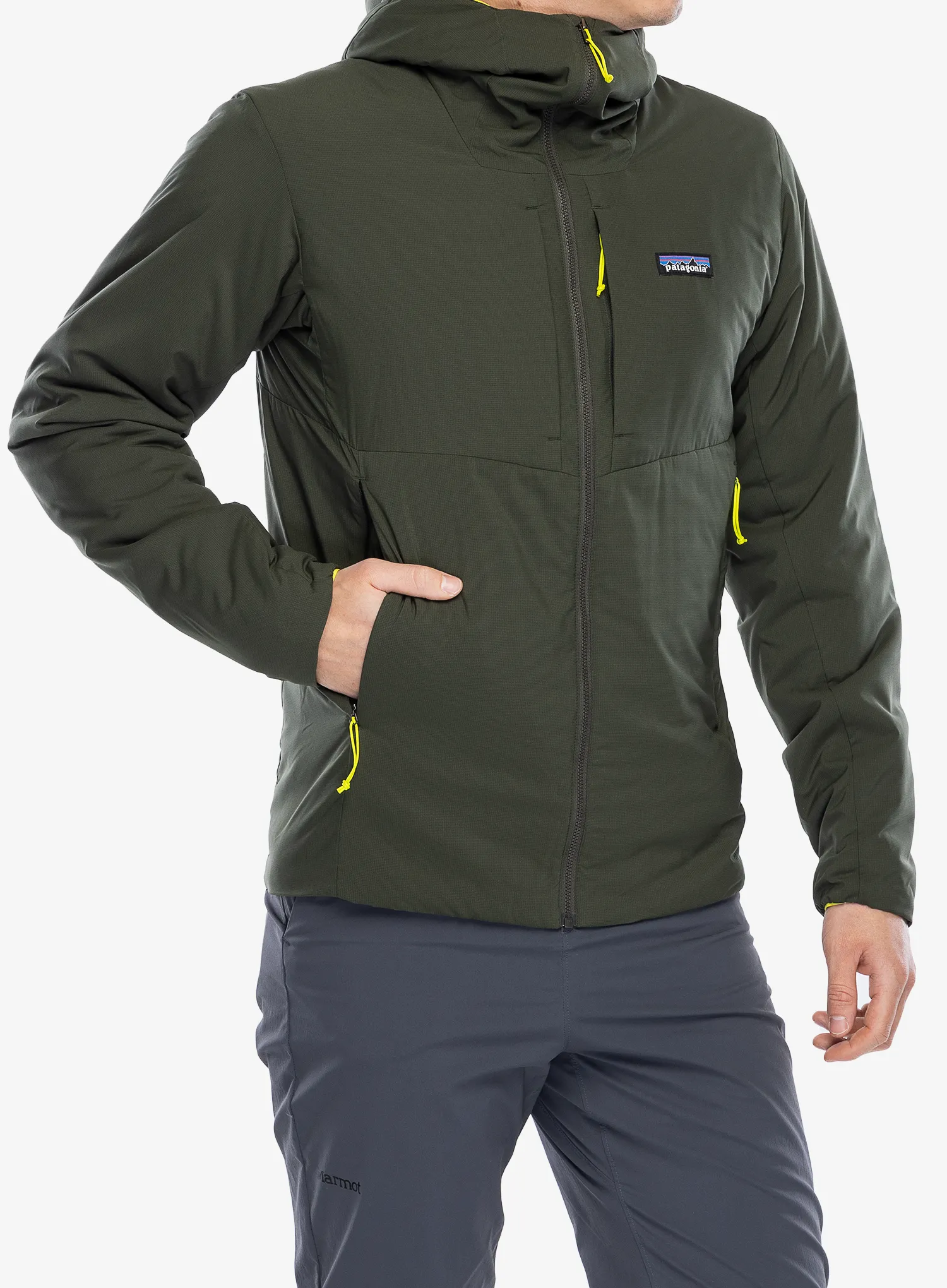 Jakna s postavom Patagonia Nano-Air Hoody - pine needle green