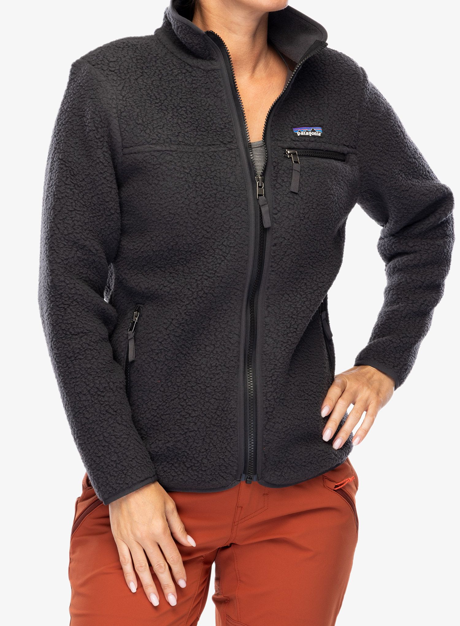 Ženska jakna od flisa Patagonia Retro Pile Jacket - ink black