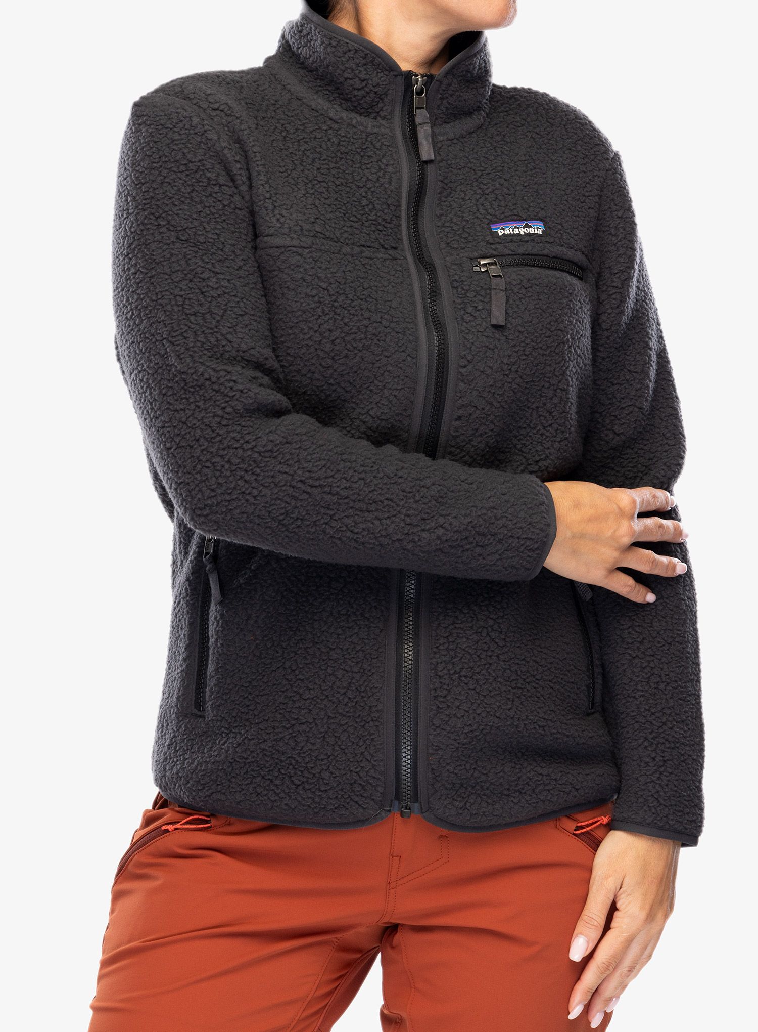 Ženska jakna od flisa Patagonia Retro Pile Jacket - ink black