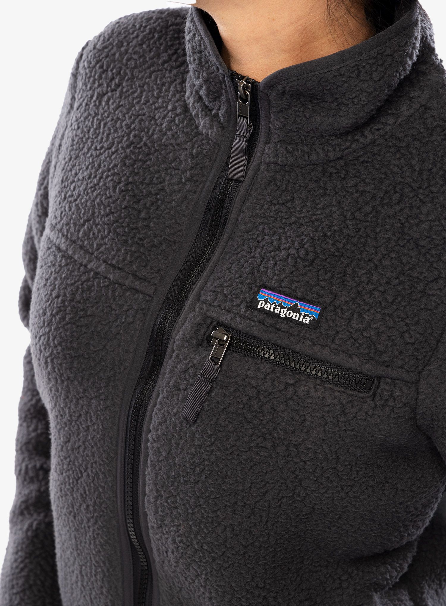 Ženska jakna od flisa Patagonia Retro Pile Jacket - ink black